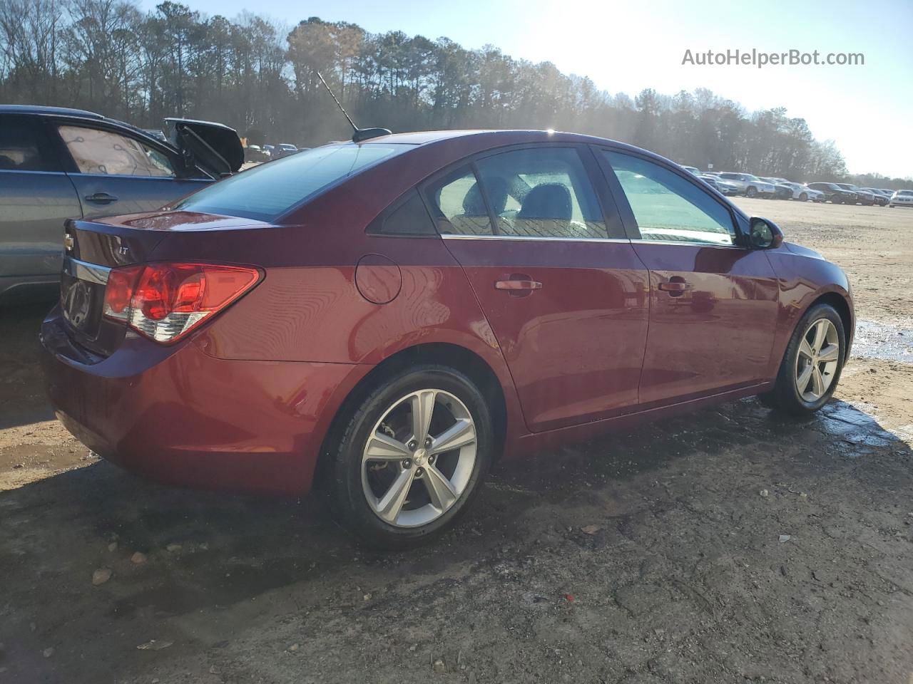 2015 Chevrolet Cruze Lt Maroon vin: 1G1PE5SBXF7252388