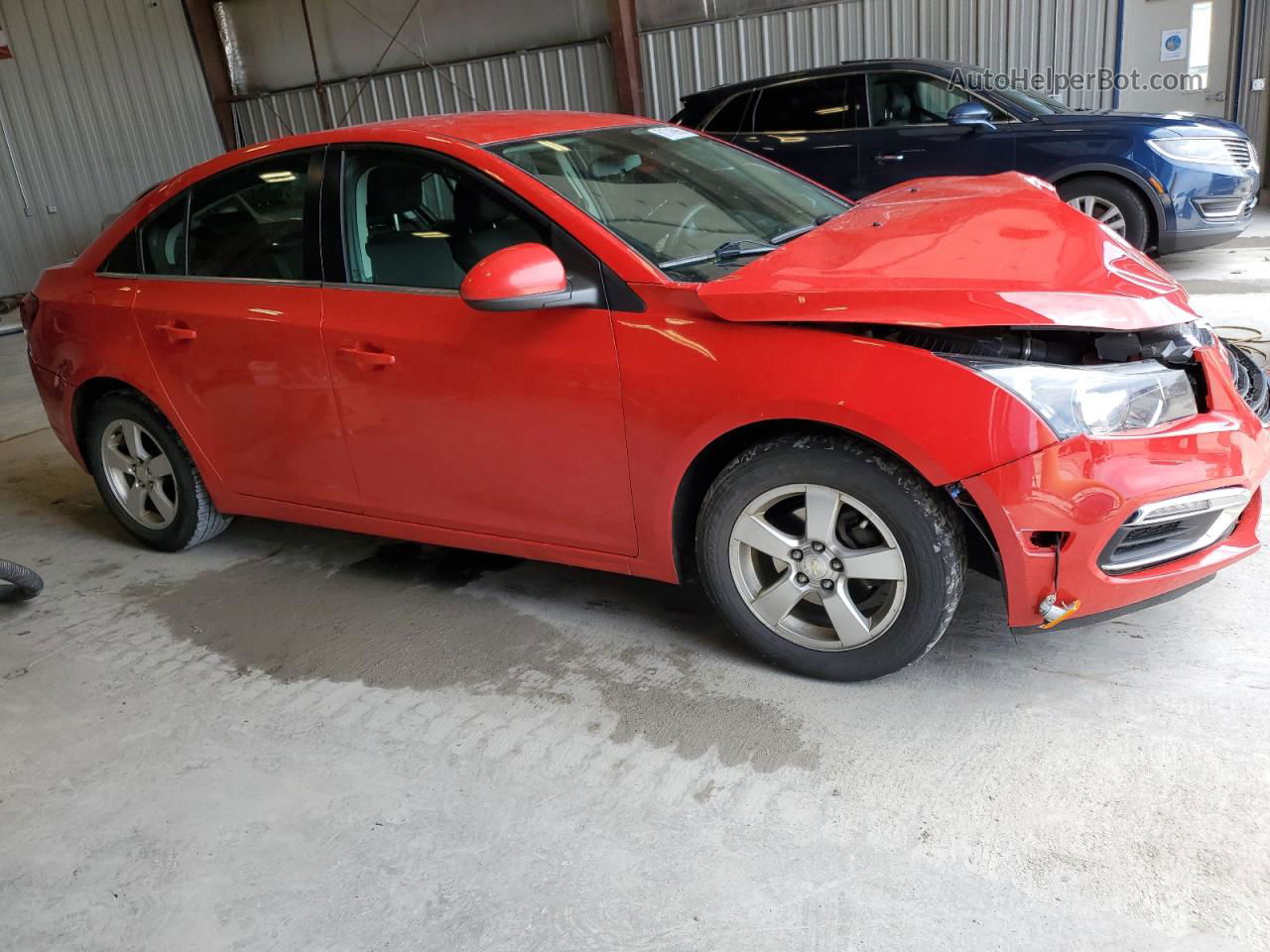 2016 Chevrolet Cruze Limited Lt Red vin: 1G1PE5SBXG7101617