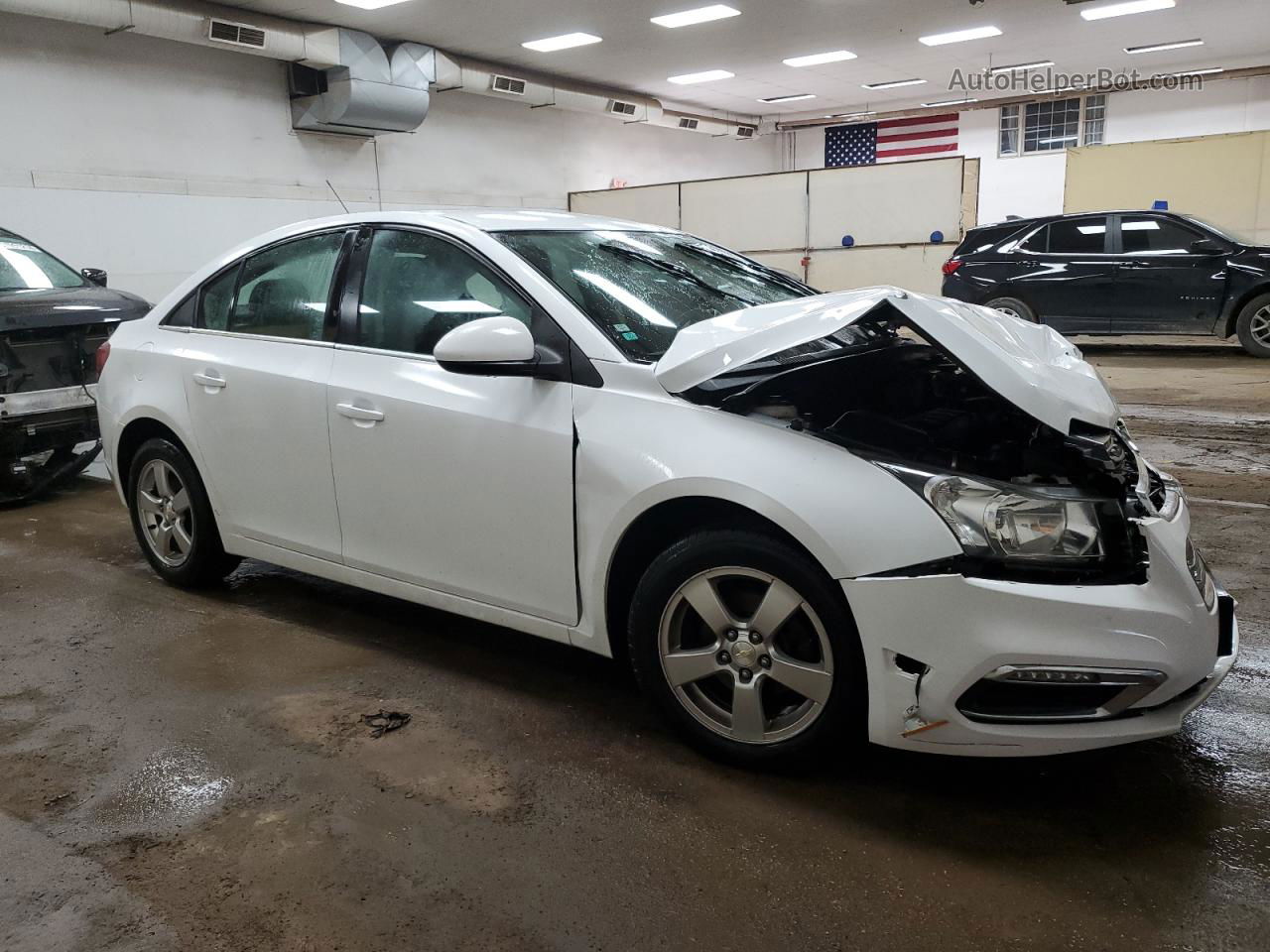 2016 Chevrolet Cruze Limited Lt White vin: 1G1PE5SBXG7121382