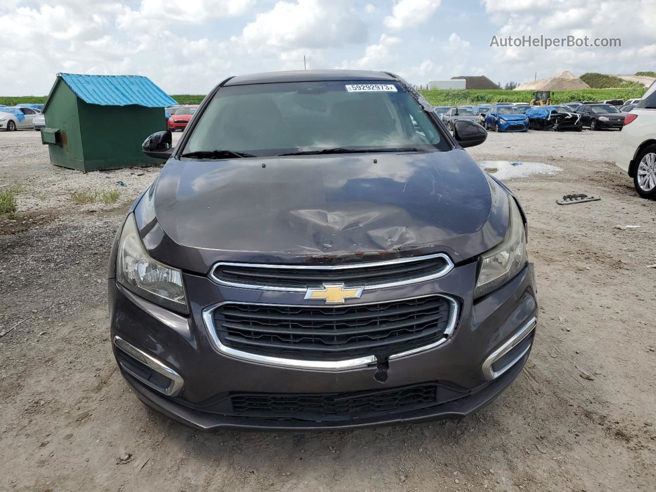 2016 Chevrolet Cruze Limited Lt Угольный vin: 1G1PE5SBXG7123553