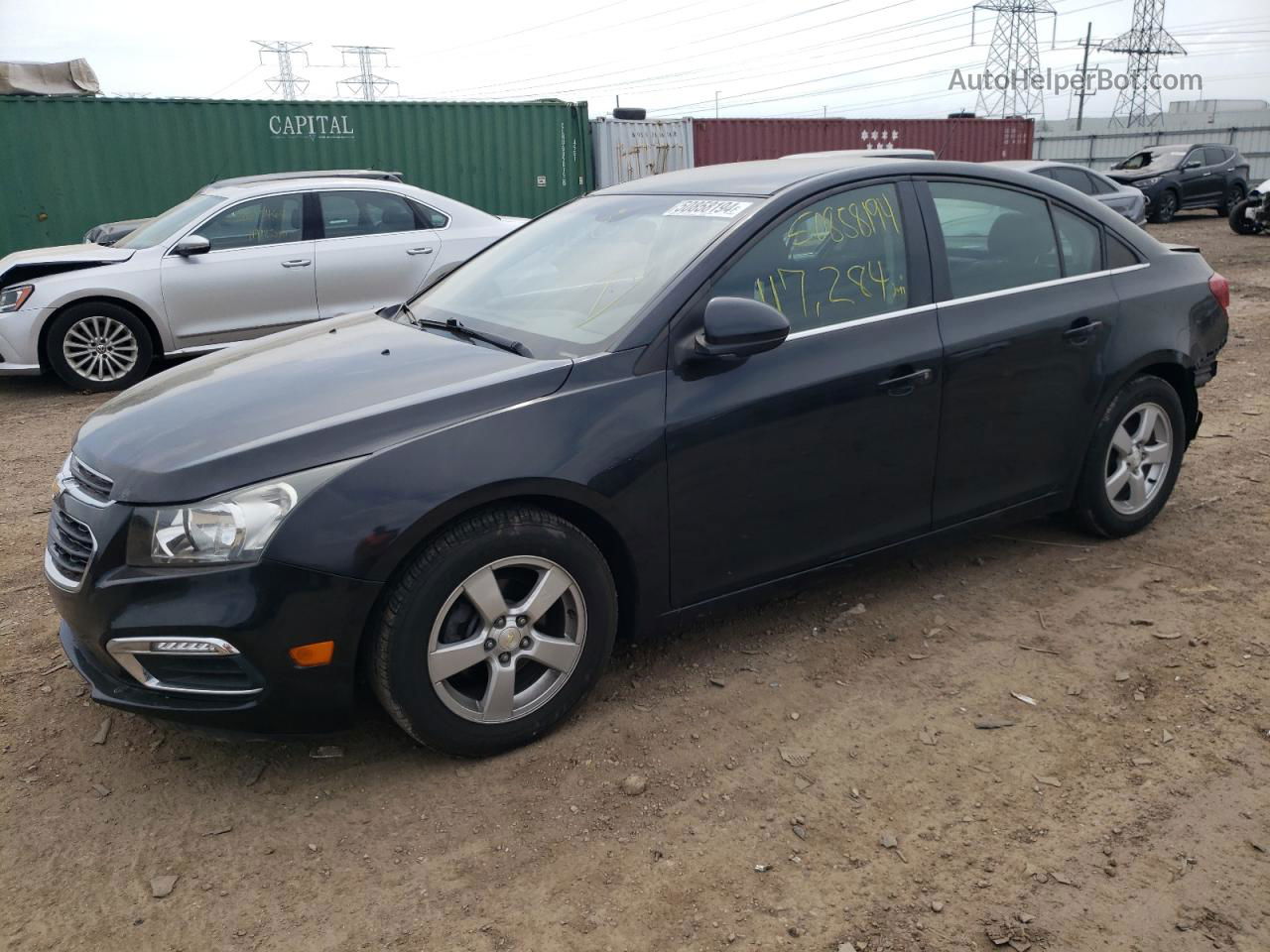 2016 Chevrolet Cruze Limited Lt Charcoal vin: 1G1PE5SBXG7169223