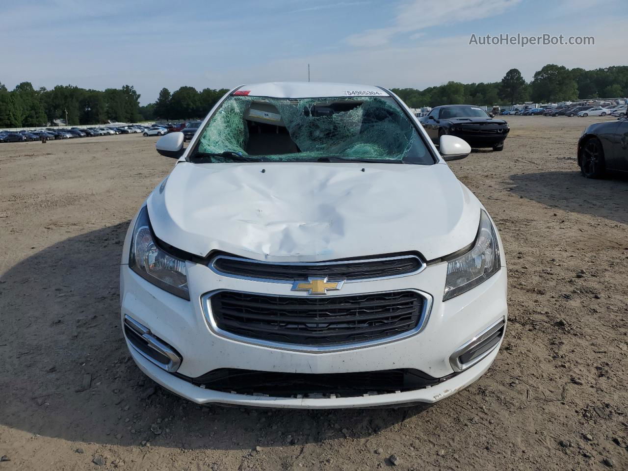 2016 Chevrolet Cruze Limited Lt White vin: 1G1PE5SBXG7218128