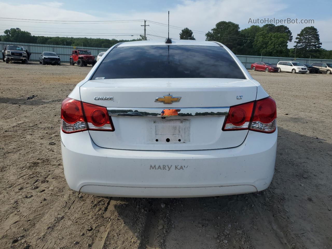 2016 Chevrolet Cruze Limited Lt White vin: 1G1PE5SBXG7218128