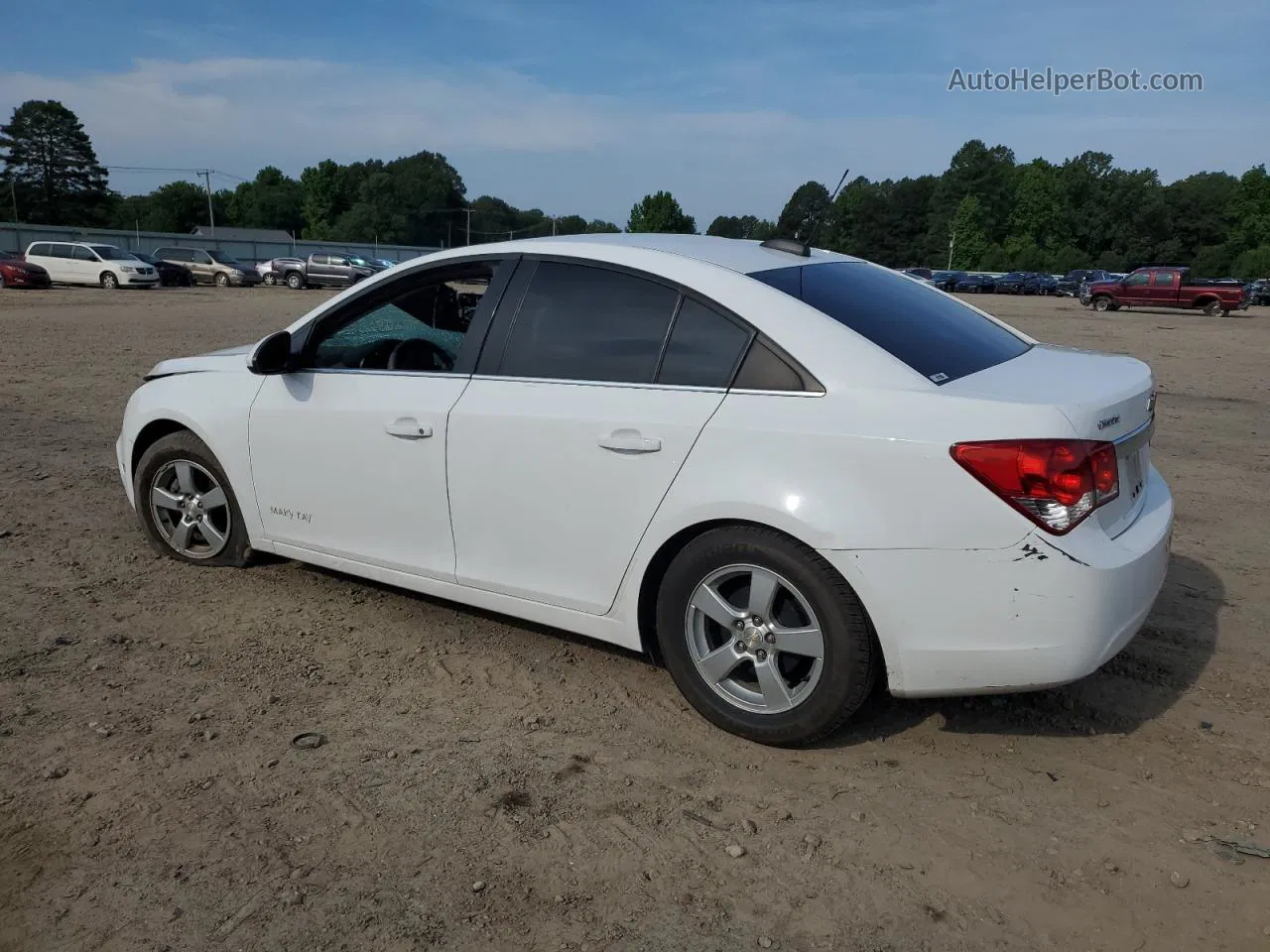 2016 Chevrolet Cruze Limited Lt White vin: 1G1PE5SBXG7218128