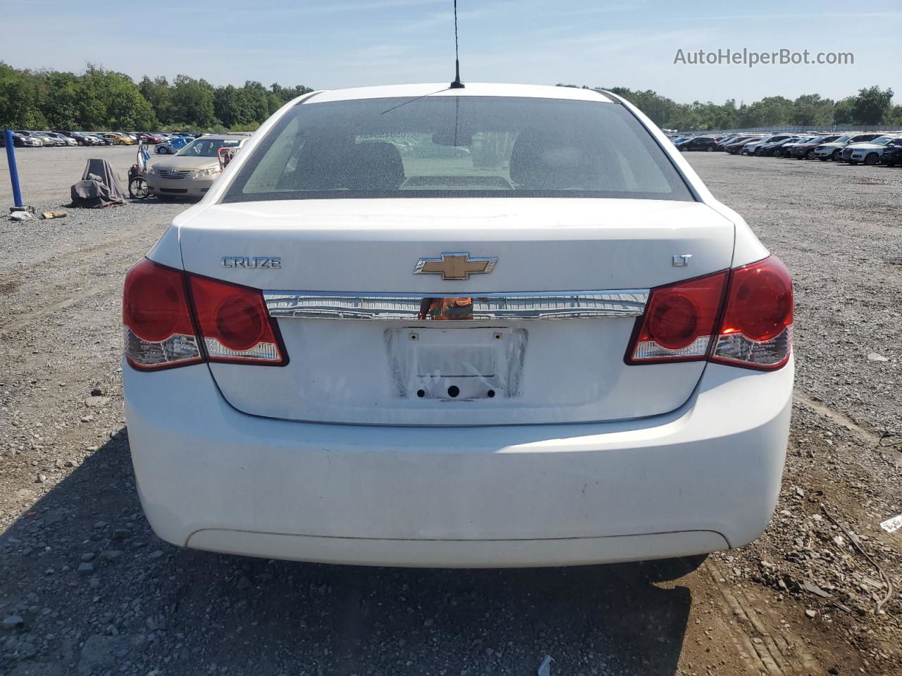 2012 Chevrolet Cruze Lt White vin: 1G1PE5SC3C7105091