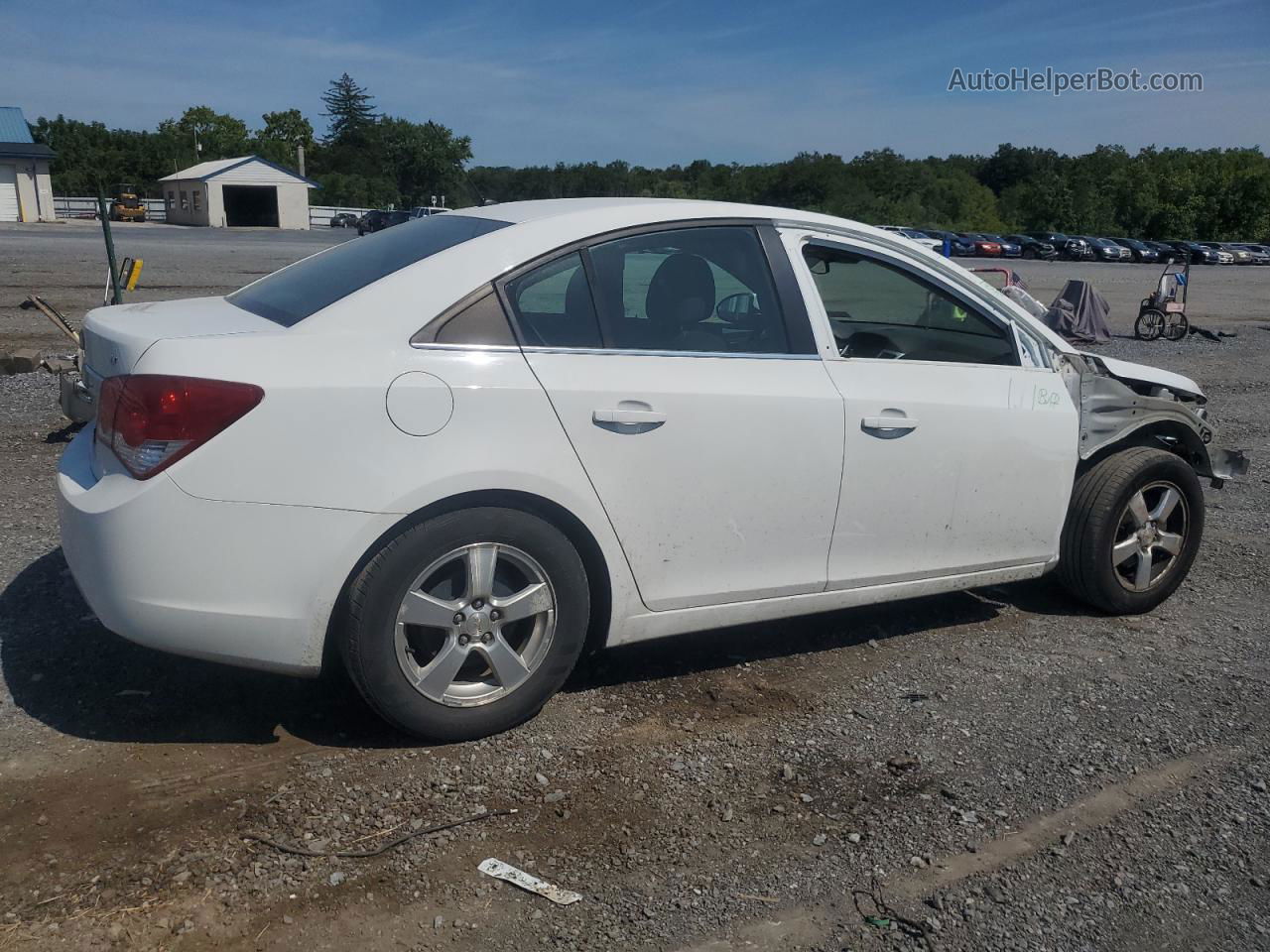 2012 Chevrolet Cruze Lt White vin: 1G1PE5SC3C7105091