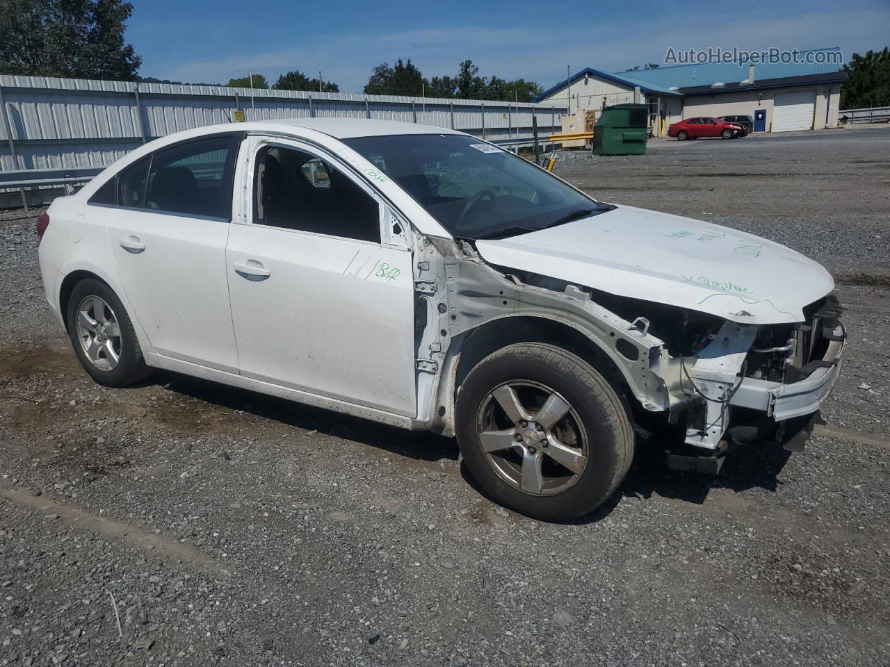 2012 Chevrolet Cruze Lt White vin: 1G1PE5SC3C7105091