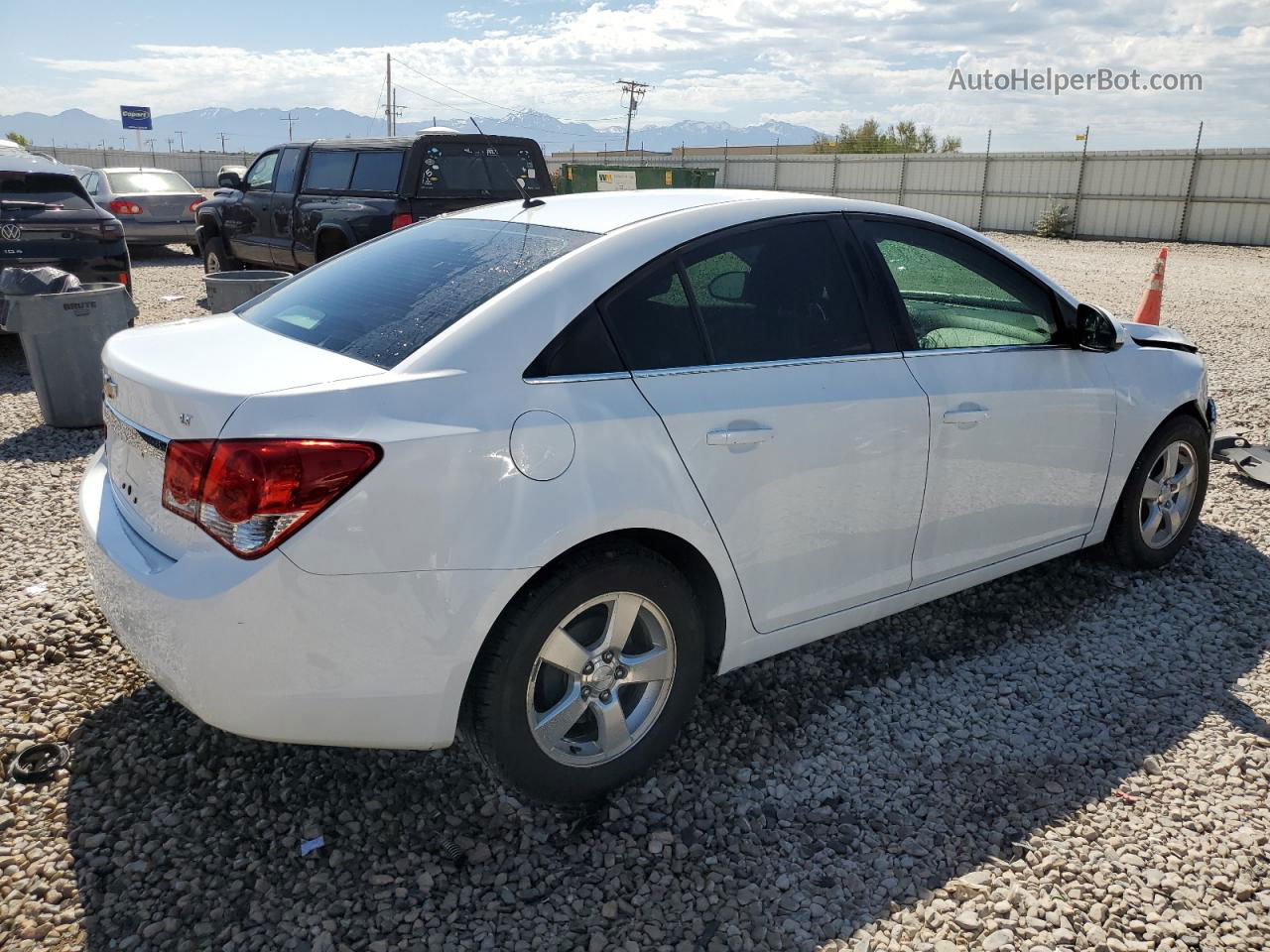 2012 Chevrolet Cruze Lt White vin: 1G1PE5SC3C7336797