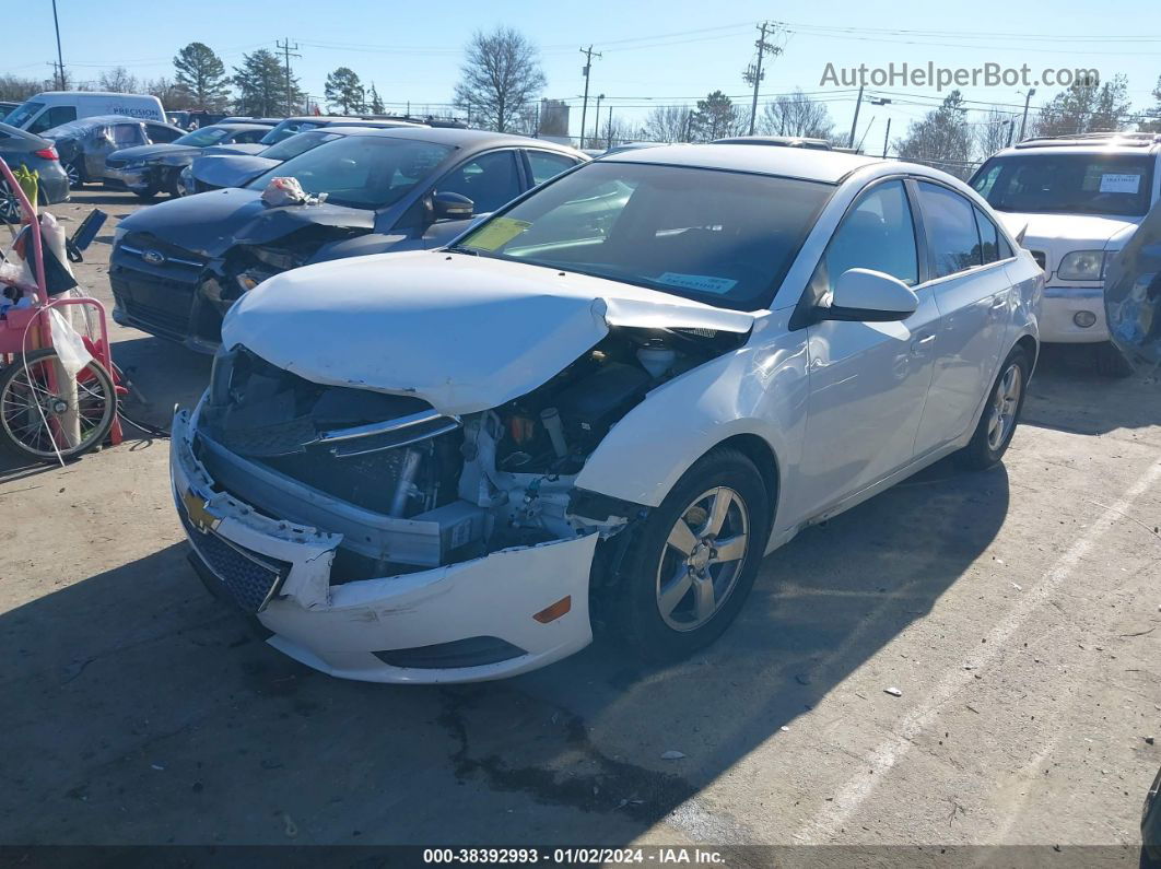 2012 Chevrolet Cruze Lt White vin: 1G1PE5SC4C7233033