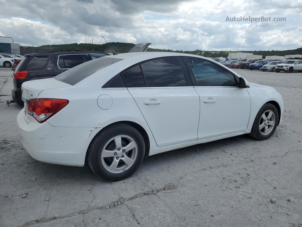 2012 Chevrolet Cruze Lt White vin: 1G1PE5SC9C7235859