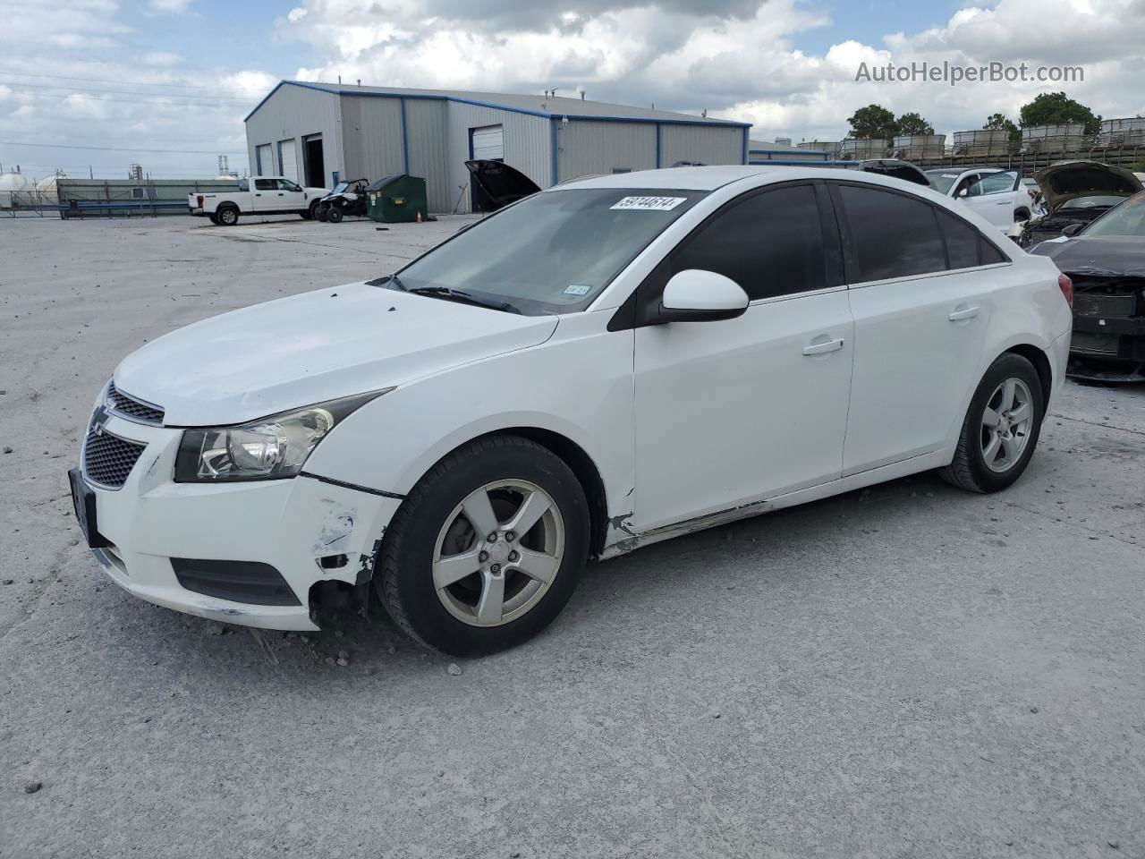 2012 Chevrolet Cruze Lt White vin: 1G1PE5SC9C7235859