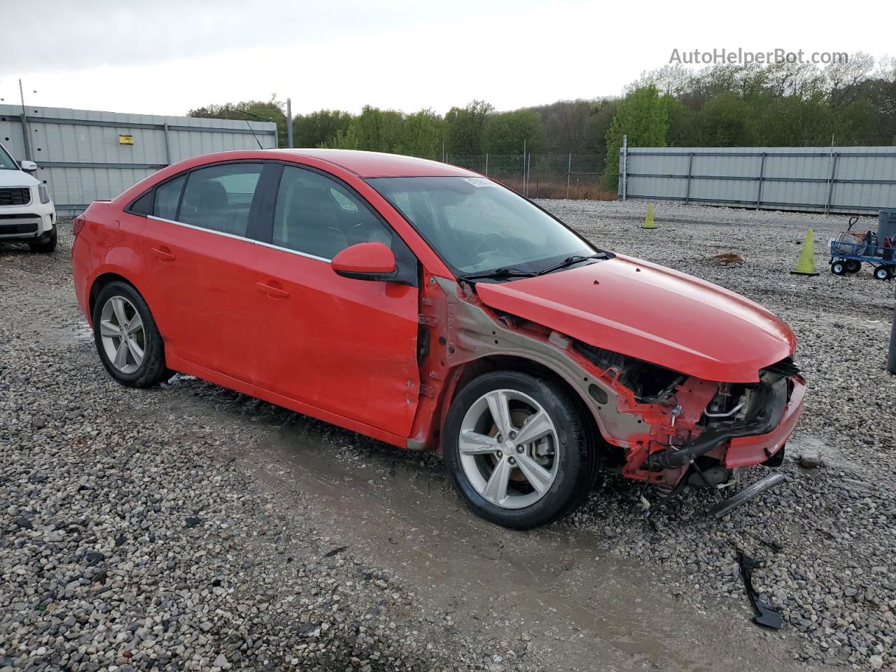 2016 Chevrolet Cruze Limited Lt Red vin: 1G1PF5SB0G7110050