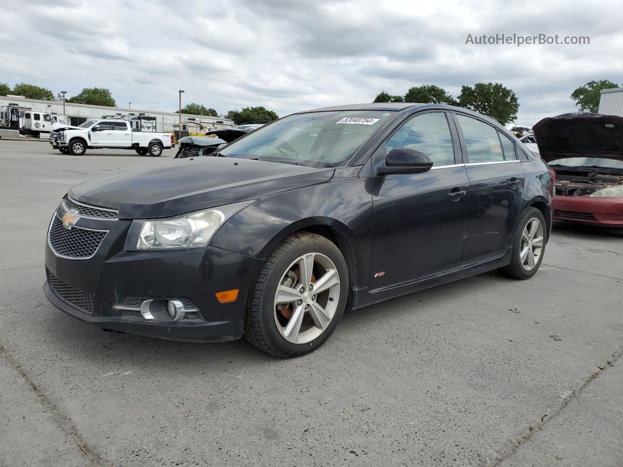 2013 Chevrolet Cruze Lt Black vin: 1G1PF5SB2D7226815