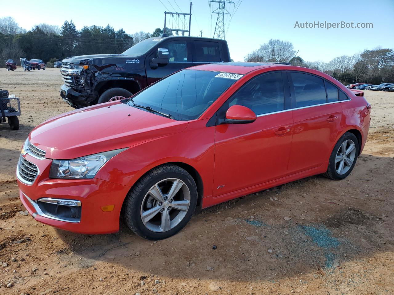 2016 Chevrolet Cruze Limited Lt Красный vin: 1G1PF5SB4G7221684