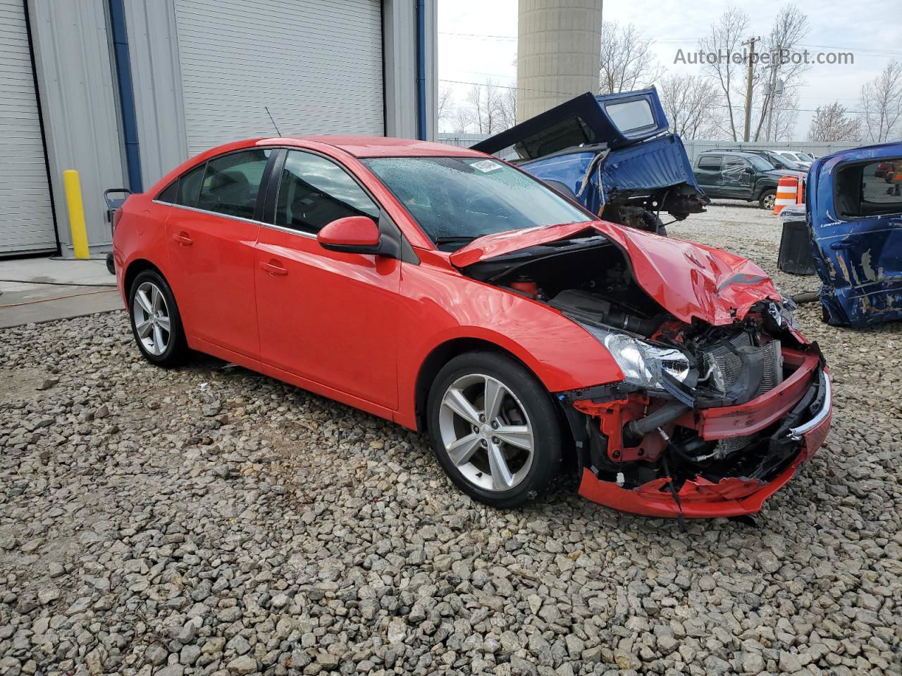 2016 Chevrolet Cruze Limited Lt Red vin: 1G1PF5SB5G7126163