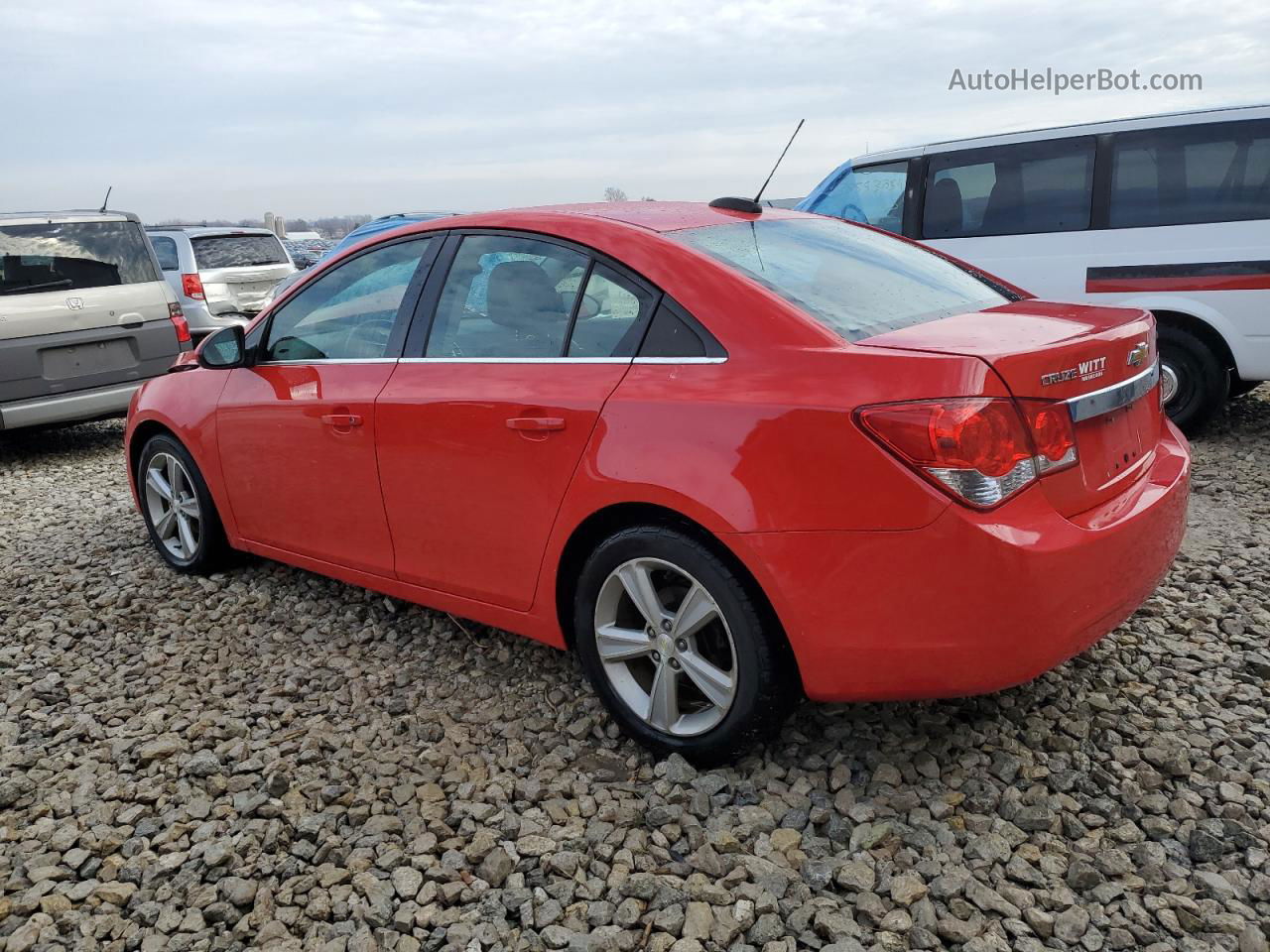 2016 Chevrolet Cruze Limited Lt Red vin: 1G1PF5SB5G7126163