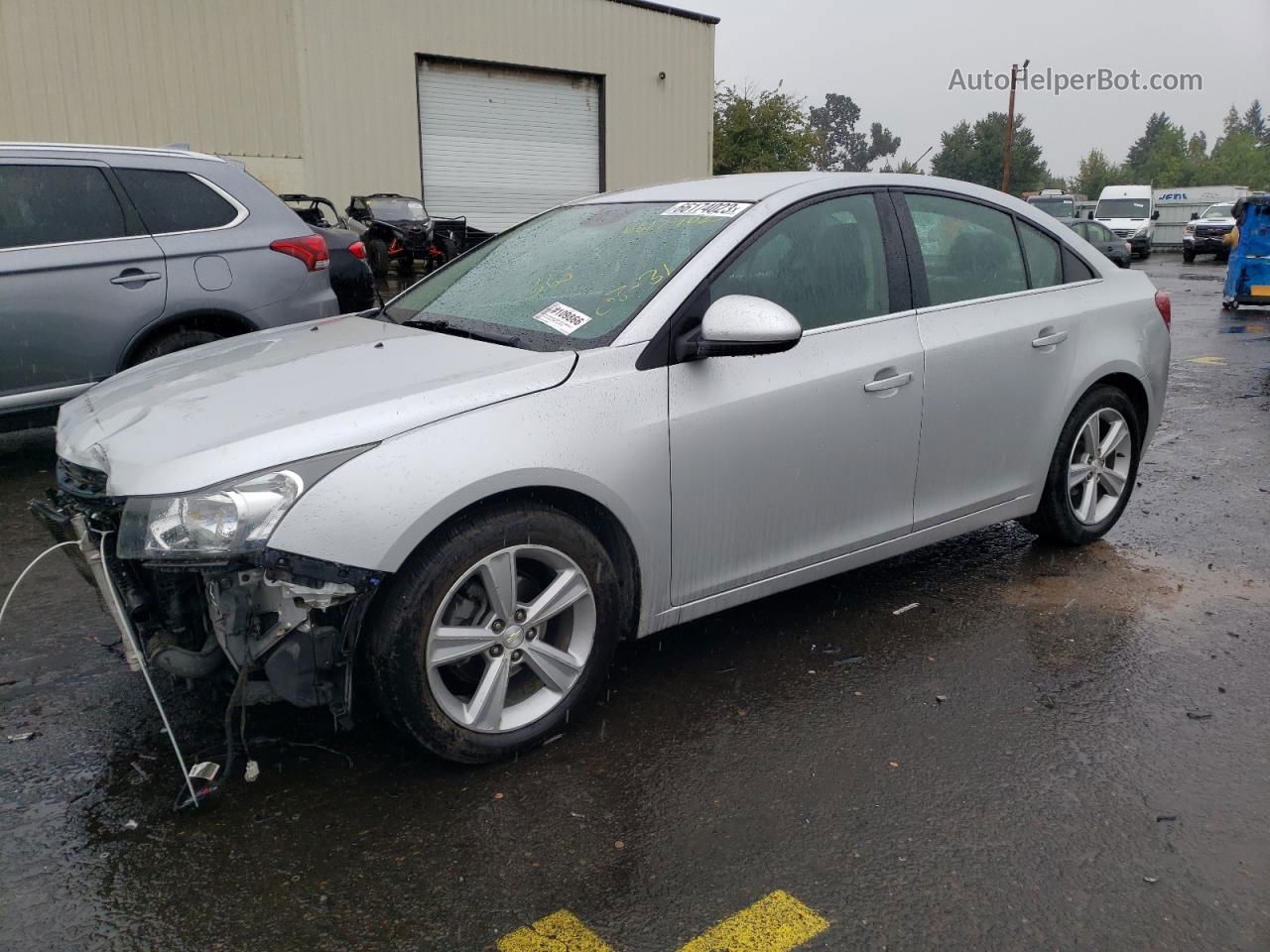 2016 Chevrolet Cruze Limited Lt Silver vin: 1G1PF5SB6G7134885