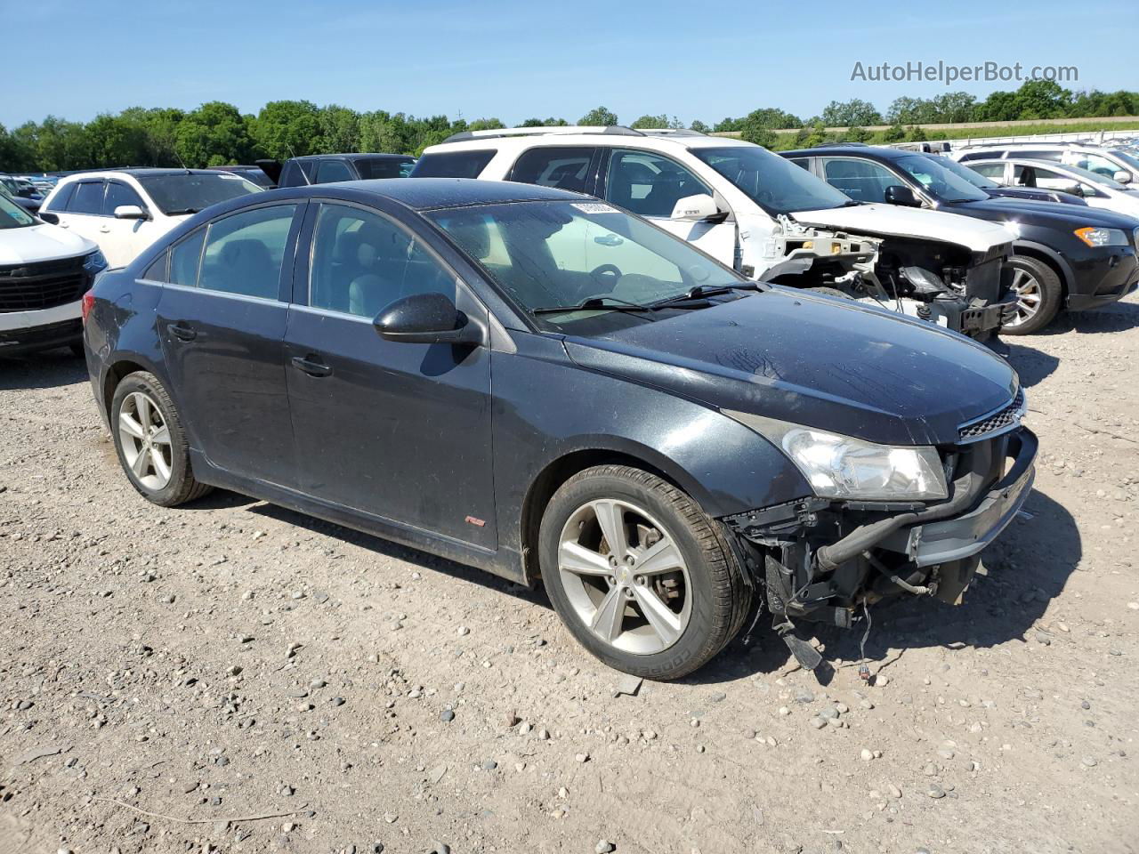 2014 Chevrolet Cruze Lt Black vin: 1G1PF5SB9E7145960