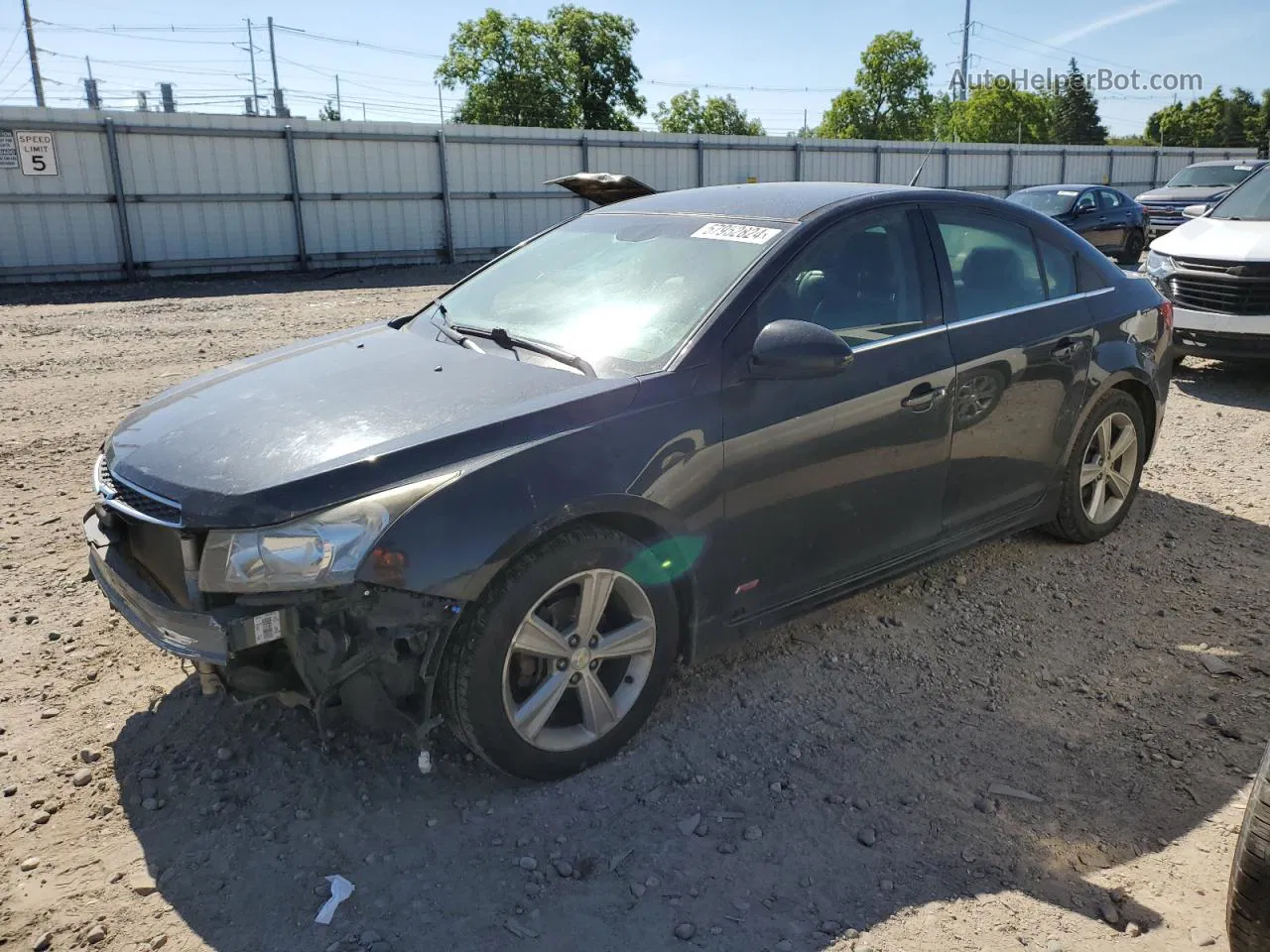 2014 Chevrolet Cruze Lt Black vin: 1G1PF5SB9E7145960