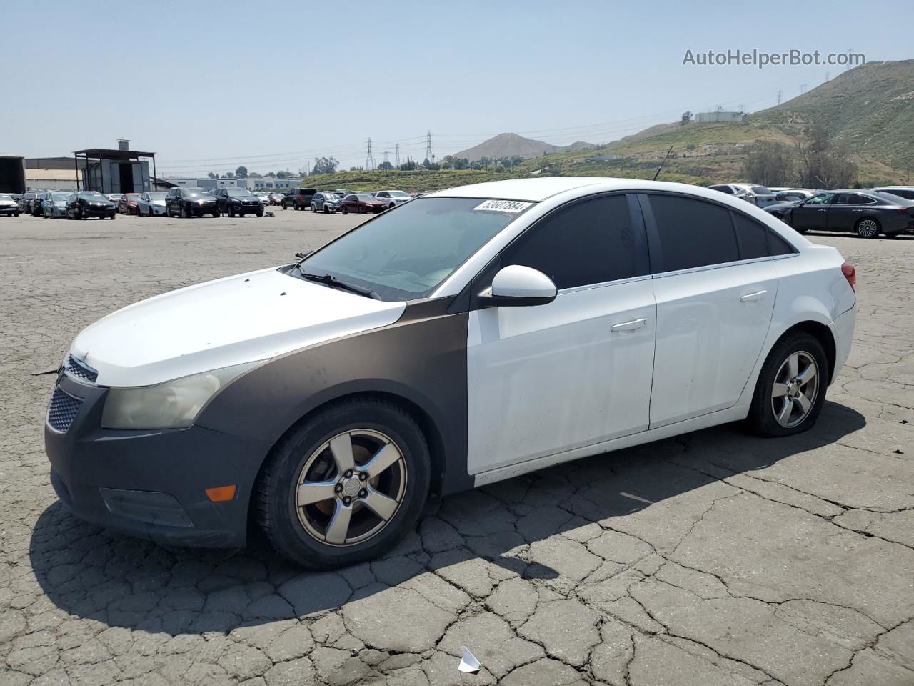 2012 Chevrolet Cruze Lt White vin: 1G1PF5SC0C7134870