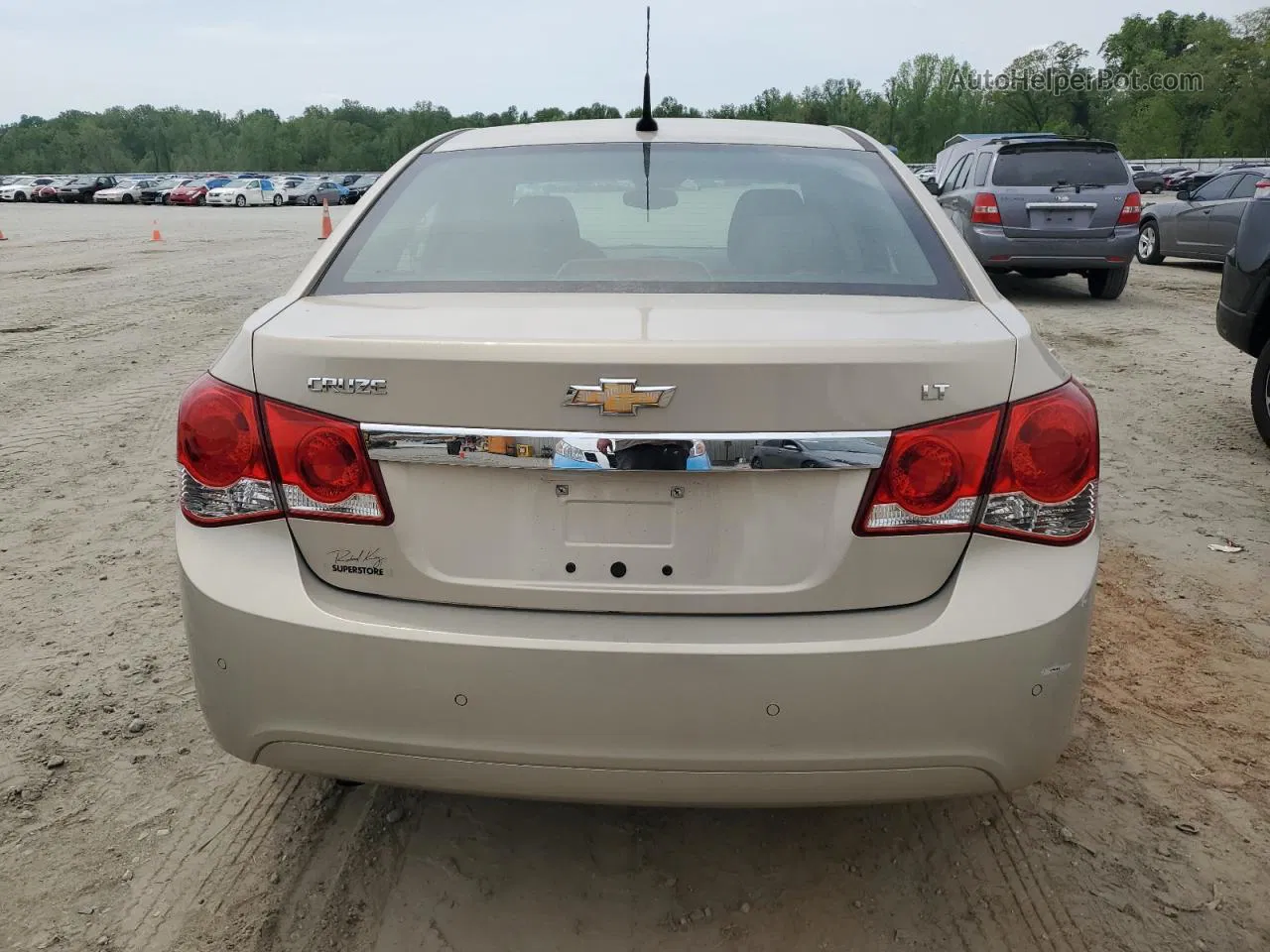 2012 Chevrolet Cruze Lt Beige vin: 1G1PF5SC0C7155041