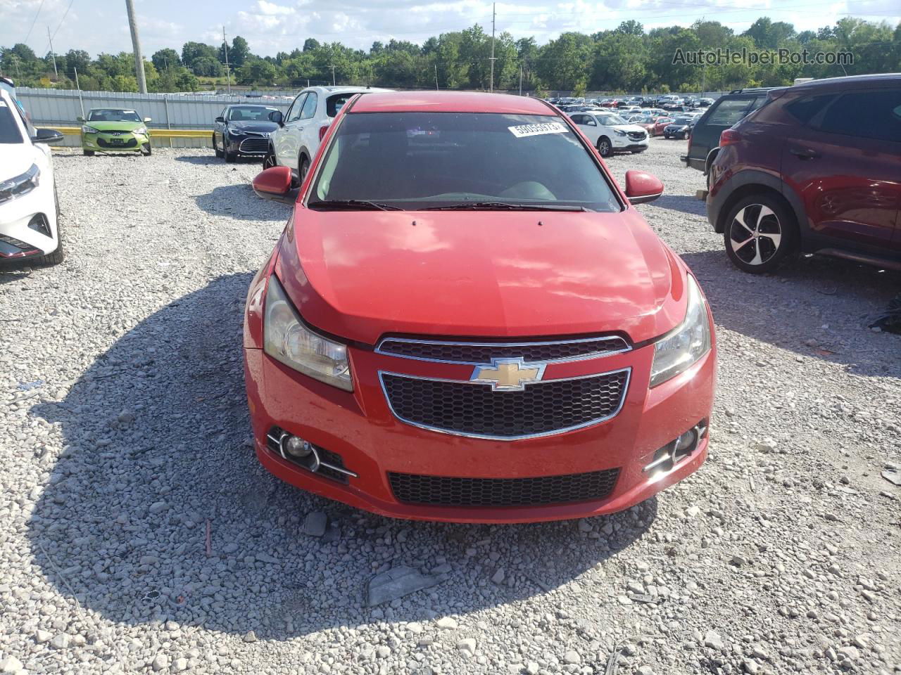 2012 Chevrolet Cruze Lt Red vin: 1G1PF5SC0C7243393