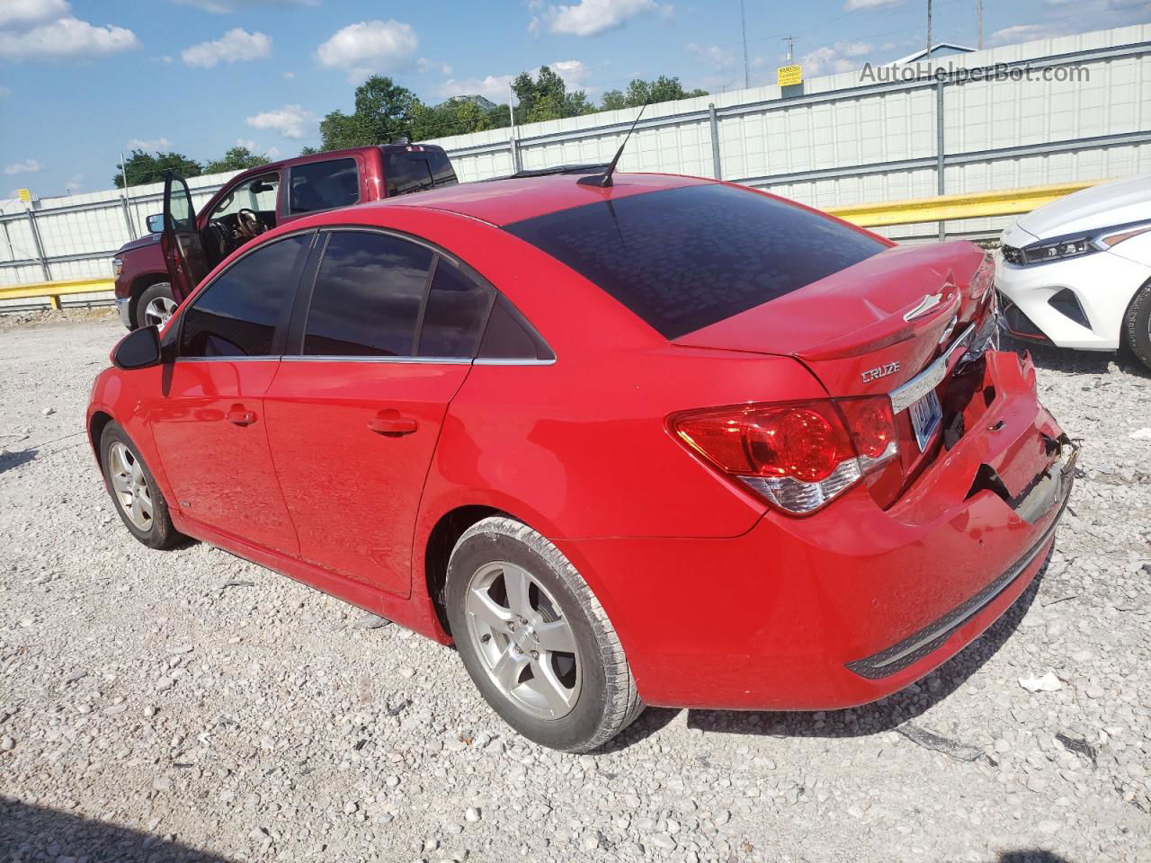 2012 Chevrolet Cruze Lt Red vin: 1G1PF5SC0C7243393