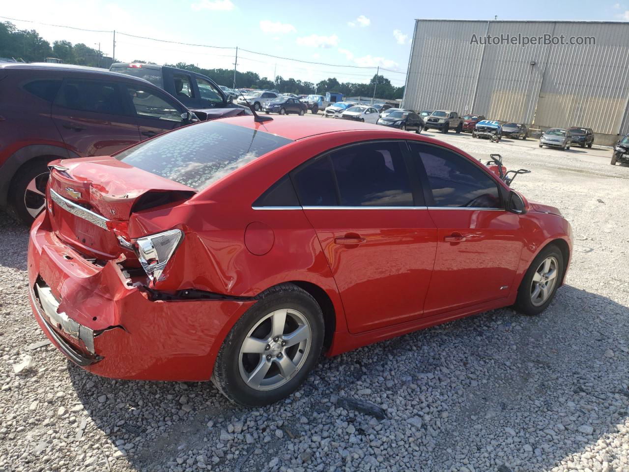 2012 Chevrolet Cruze Lt Red vin: 1G1PF5SC0C7243393