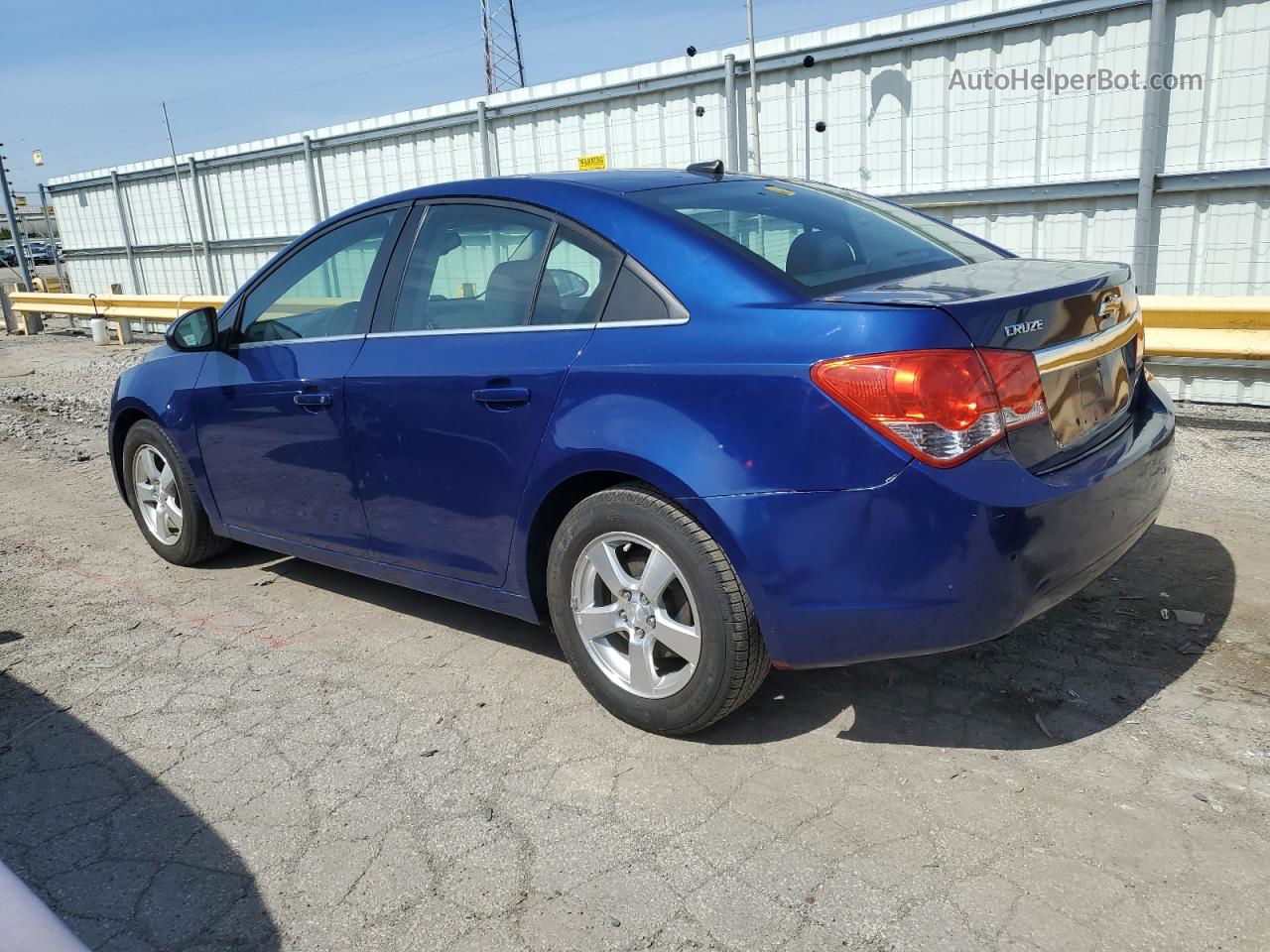 2012 Chevrolet Cruze Lt Blue vin: 1G1PF5SC0C7264292