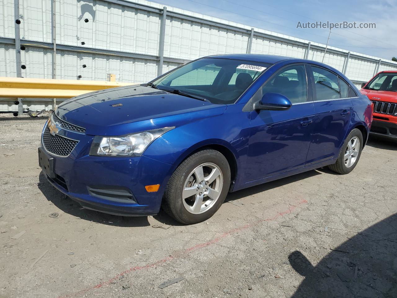 2012 Chevrolet Cruze Lt Blue vin: 1G1PF5SC0C7264292