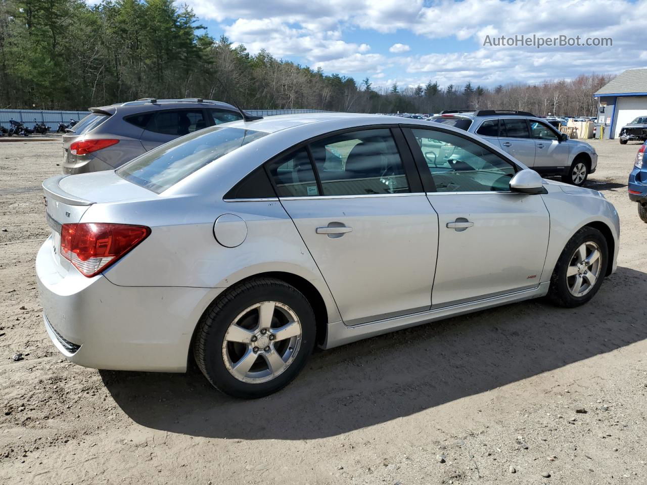 2012 Chevrolet Cruze Lt Silver vin: 1G1PF5SC0C7398977