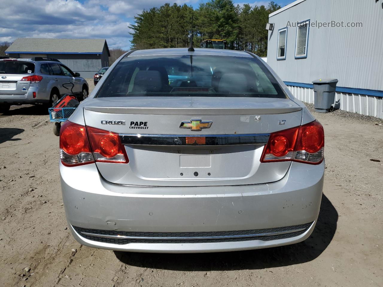 2012 Chevrolet Cruze Lt Серебряный vin: 1G1PF5SC0C7398977