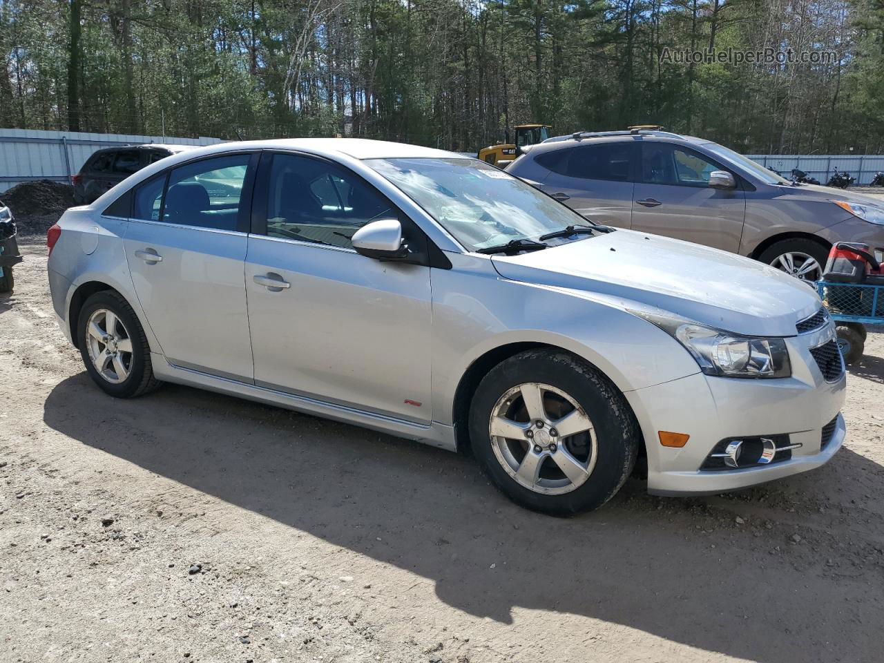 2012 Chevrolet Cruze Lt Silver vin: 1G1PF5SC0C7398977