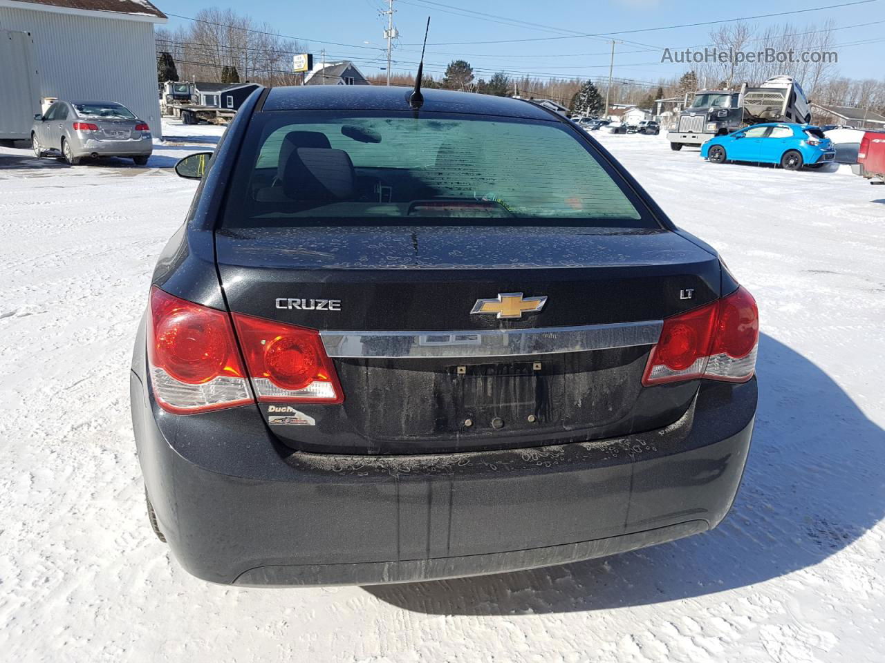 2012 Chevrolet Cruze Lt Black vin: 1G1PF5SC0C7399613