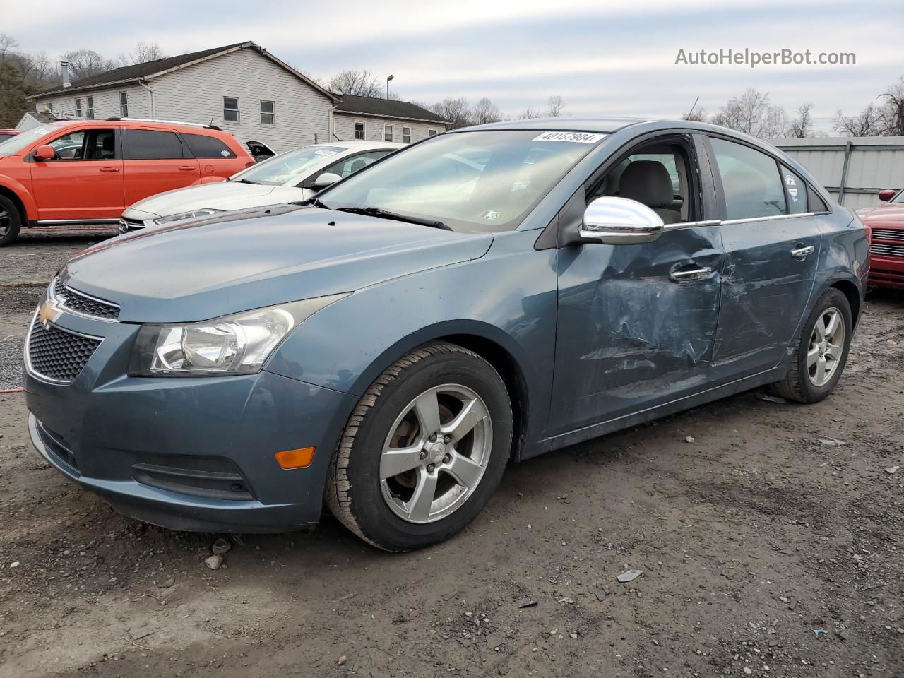 2012 Chevrolet Cruze Lt Синий vin: 1G1PF5SC1C7212878