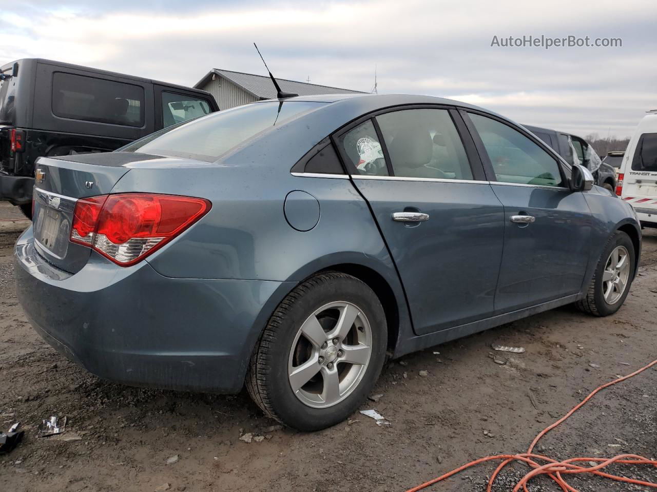 2012 Chevrolet Cruze Lt Blue vin: 1G1PF5SC1C7212878