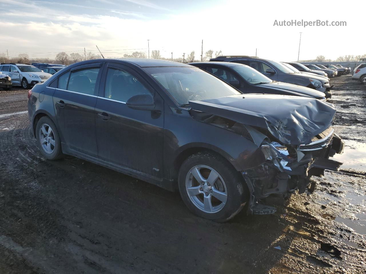 2012 Chevrolet Cruze Lt Black vin: 1G1PF5SC1C7226196