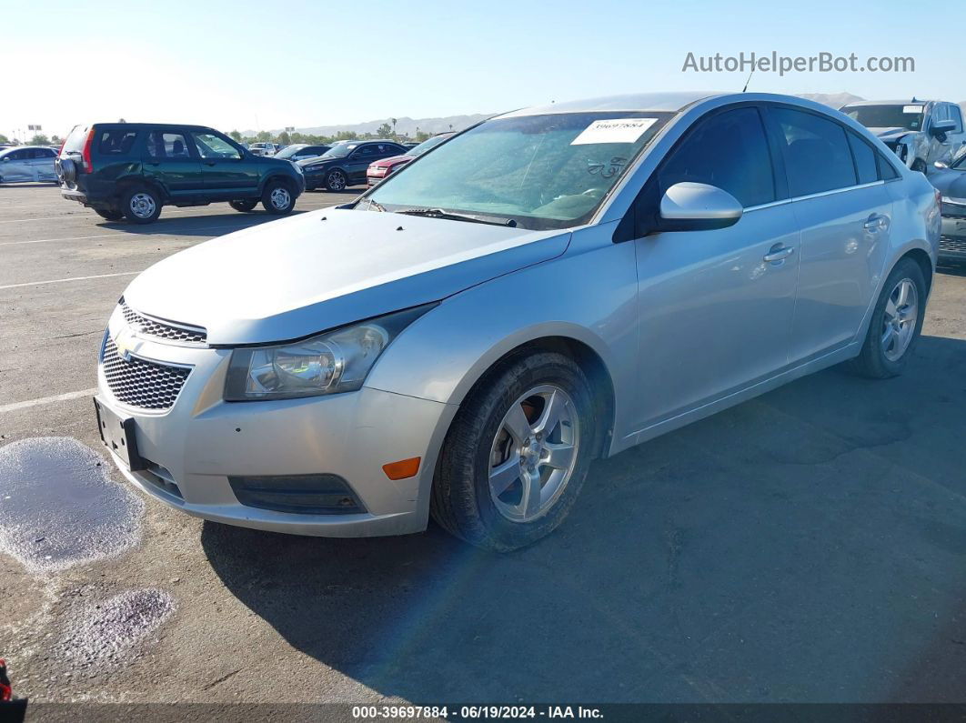 2012 Chevrolet Cruze 1lt Silver vin: 1G1PF5SC1C7231821