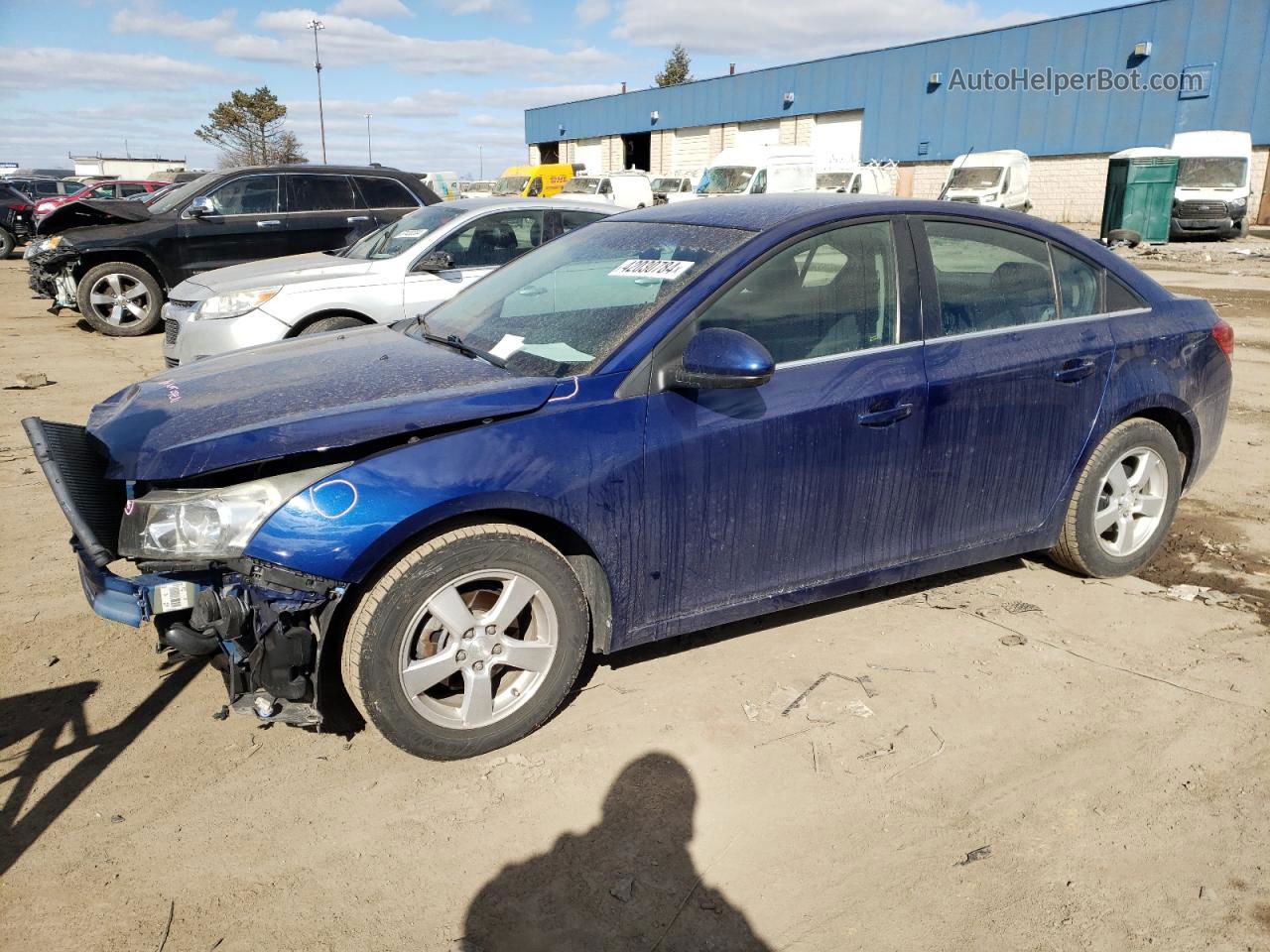 2012 Chevrolet Cruze Lt Синий vin: 1G1PF5SC2C7134692