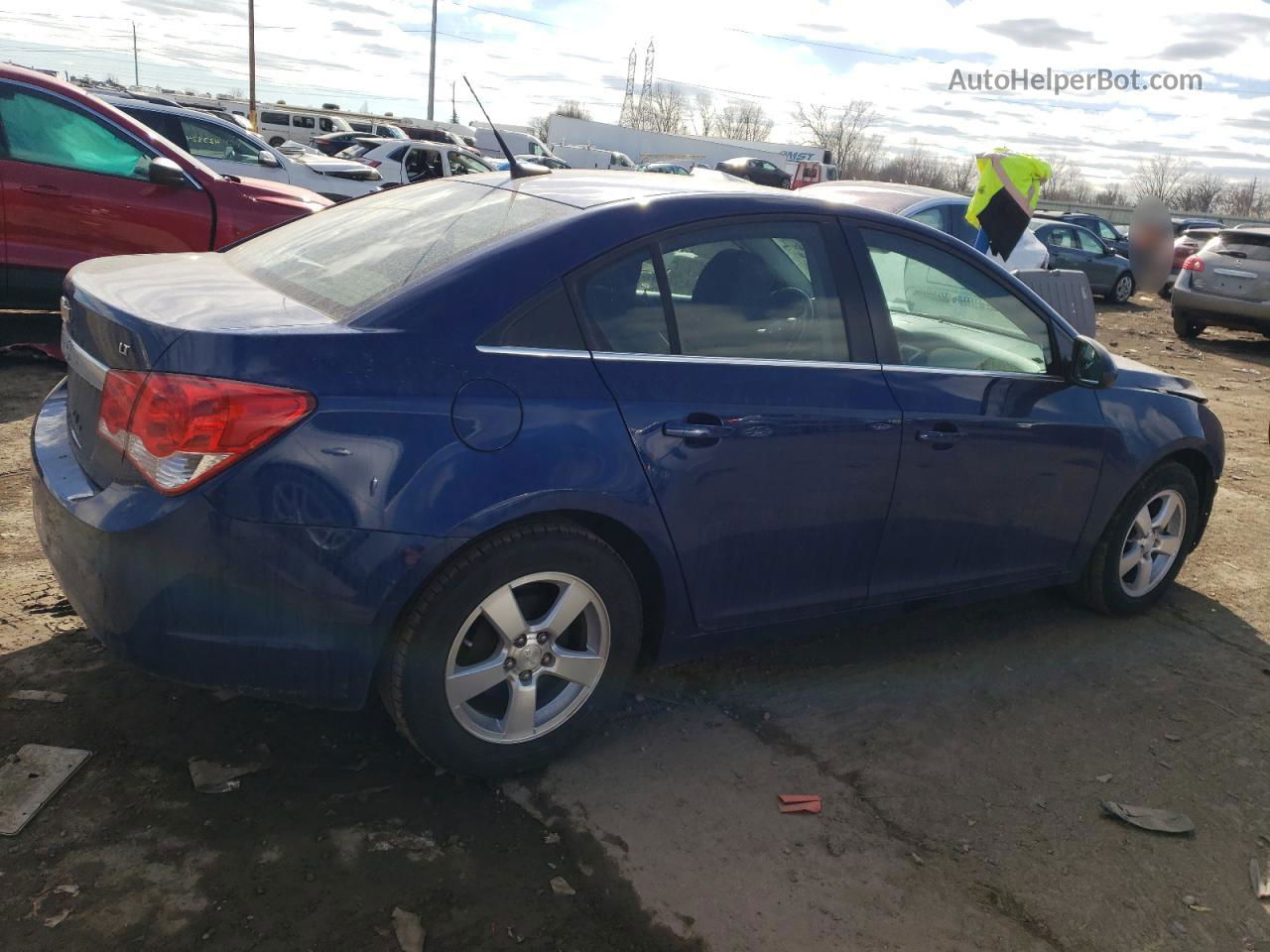 2012 Chevrolet Cruze Lt Синий vin: 1G1PF5SC2C7134692