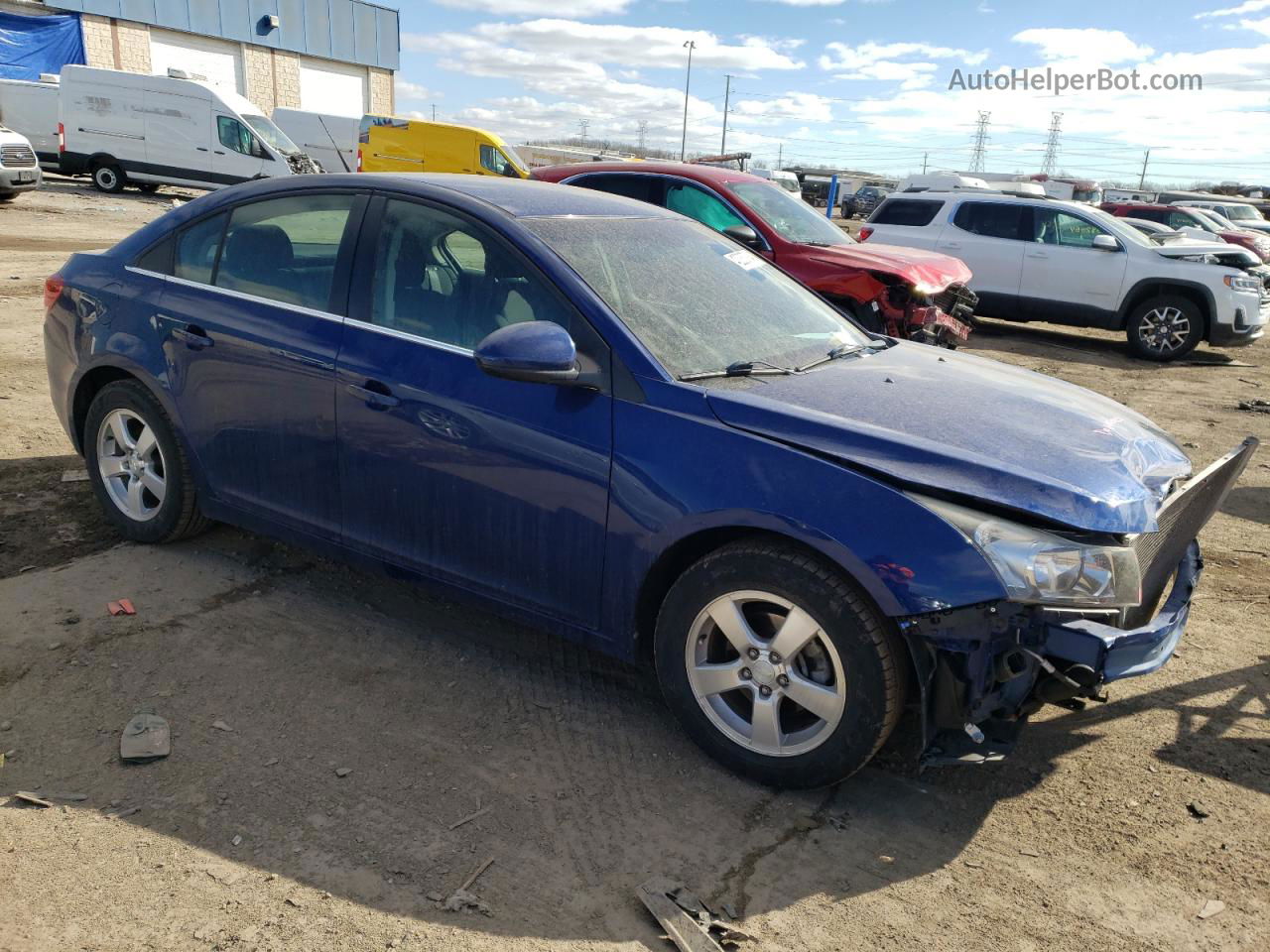 2012 Chevrolet Cruze Lt Синий vin: 1G1PF5SC2C7134692