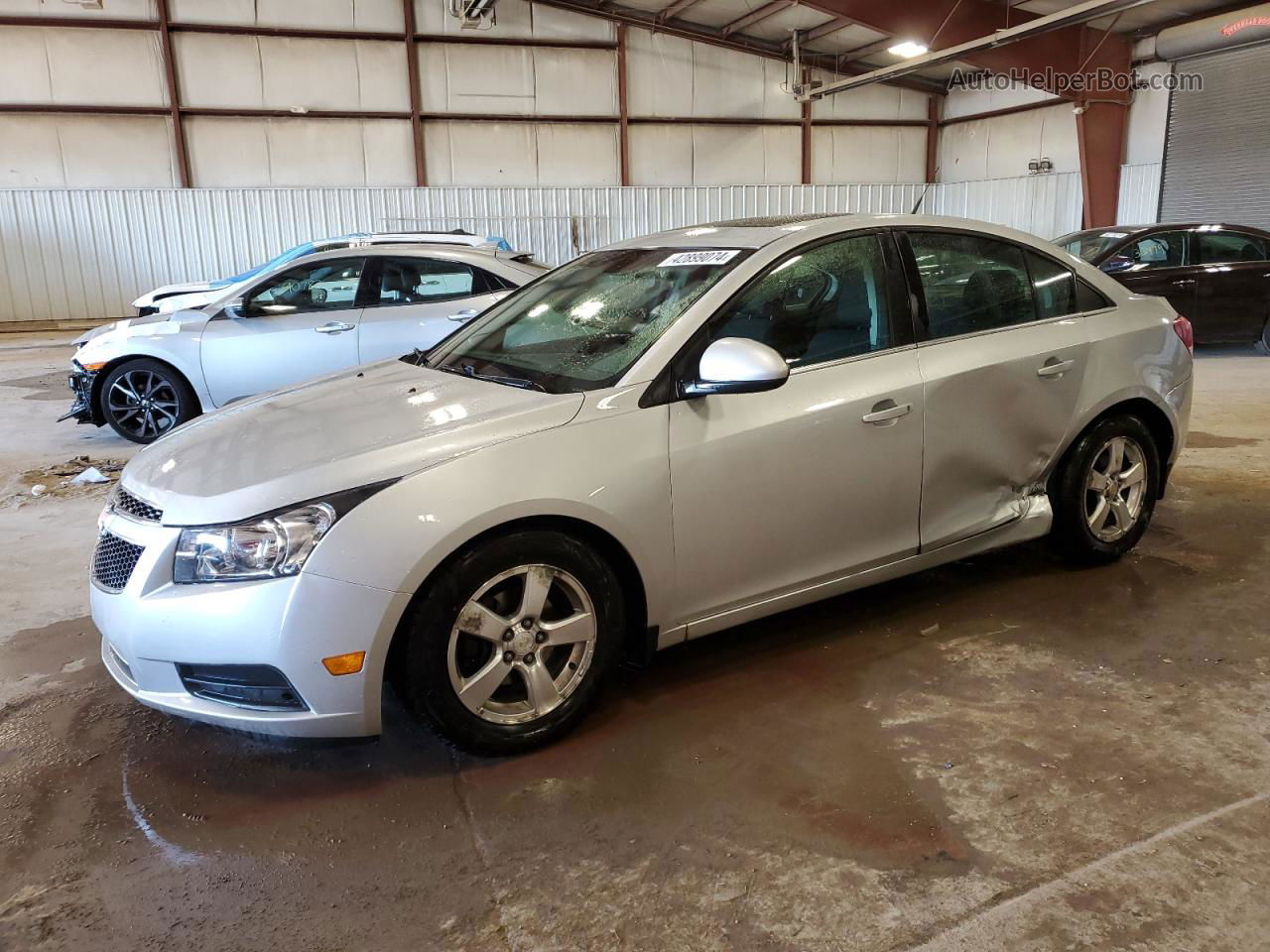 2012 Chevrolet Cruze Lt Silver vin: 1G1PF5SC2C7180488