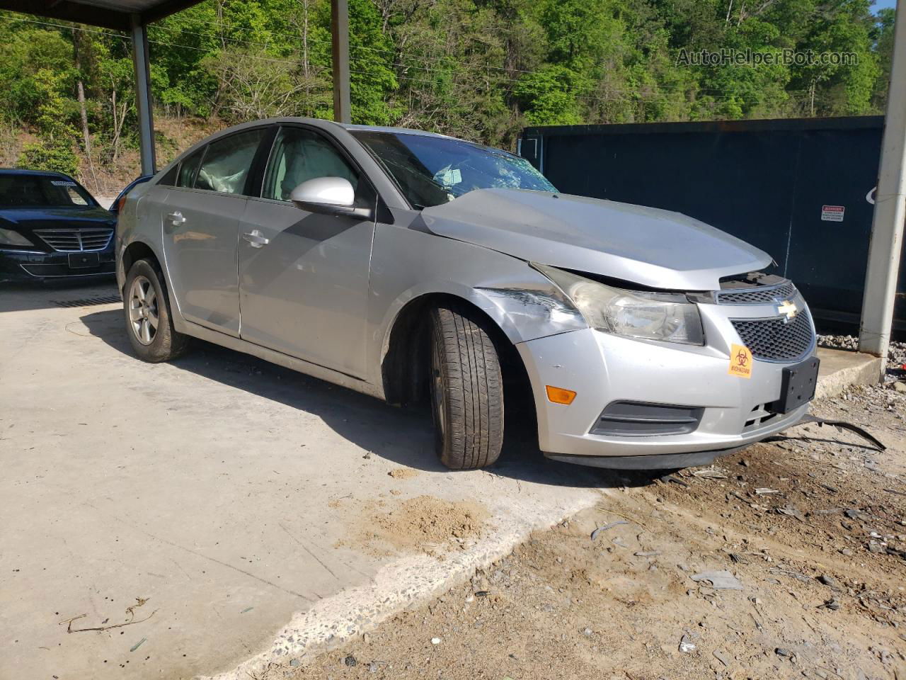 2012 Chevrolet Cruze Lt Silver vin: 1G1PF5SC2C7265508