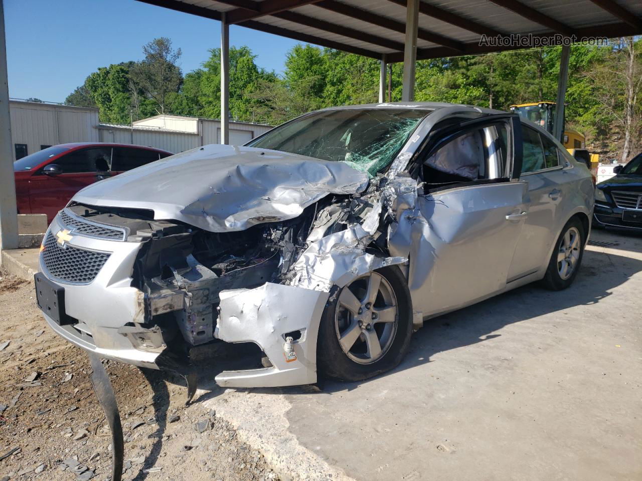 2012 Chevrolet Cruze Lt Silver vin: 1G1PF5SC2C7265508