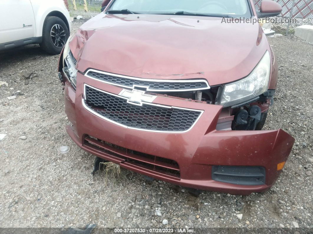 2012 Chevrolet Cruze Lt W/1lt Maroon vin: 1G1PF5SC2C7271616