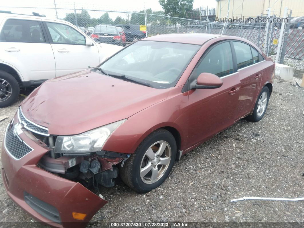 2012 Chevrolet Cruze Lt W/1lt Maroon vin: 1G1PF5SC2C7271616