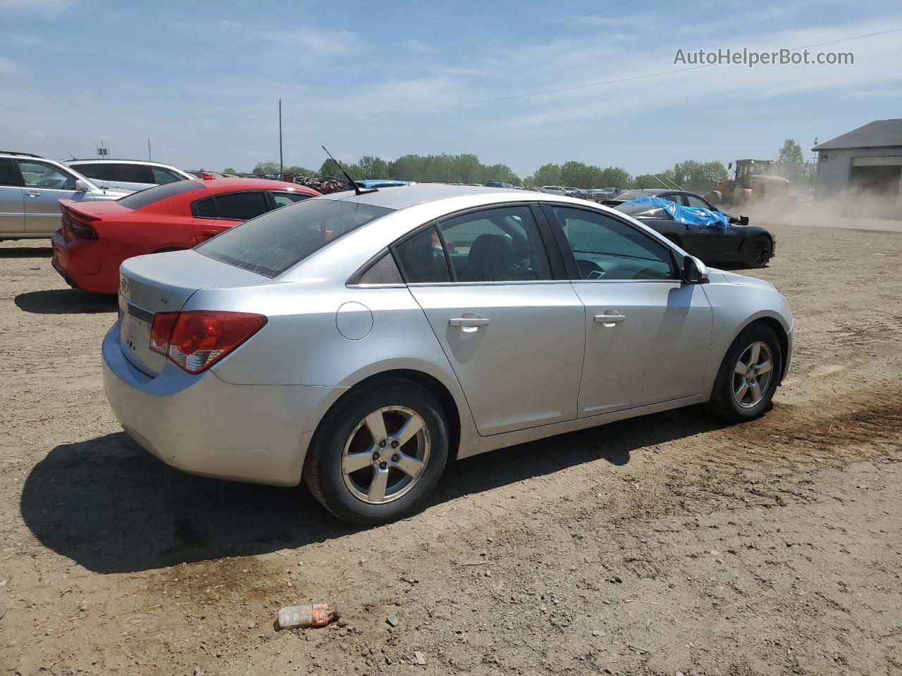 2012 Chevrolet Cruze Lt Silver vin: 1G1PF5SC2C7302878