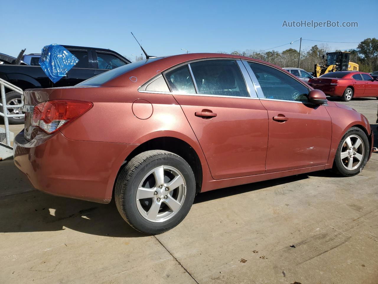 2012 Chevrolet Cruze Lt Orange vin: 1G1PF5SC2C7348730