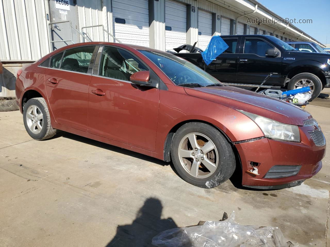 2012 Chevrolet Cruze Lt Orange vin: 1G1PF5SC2C7348730