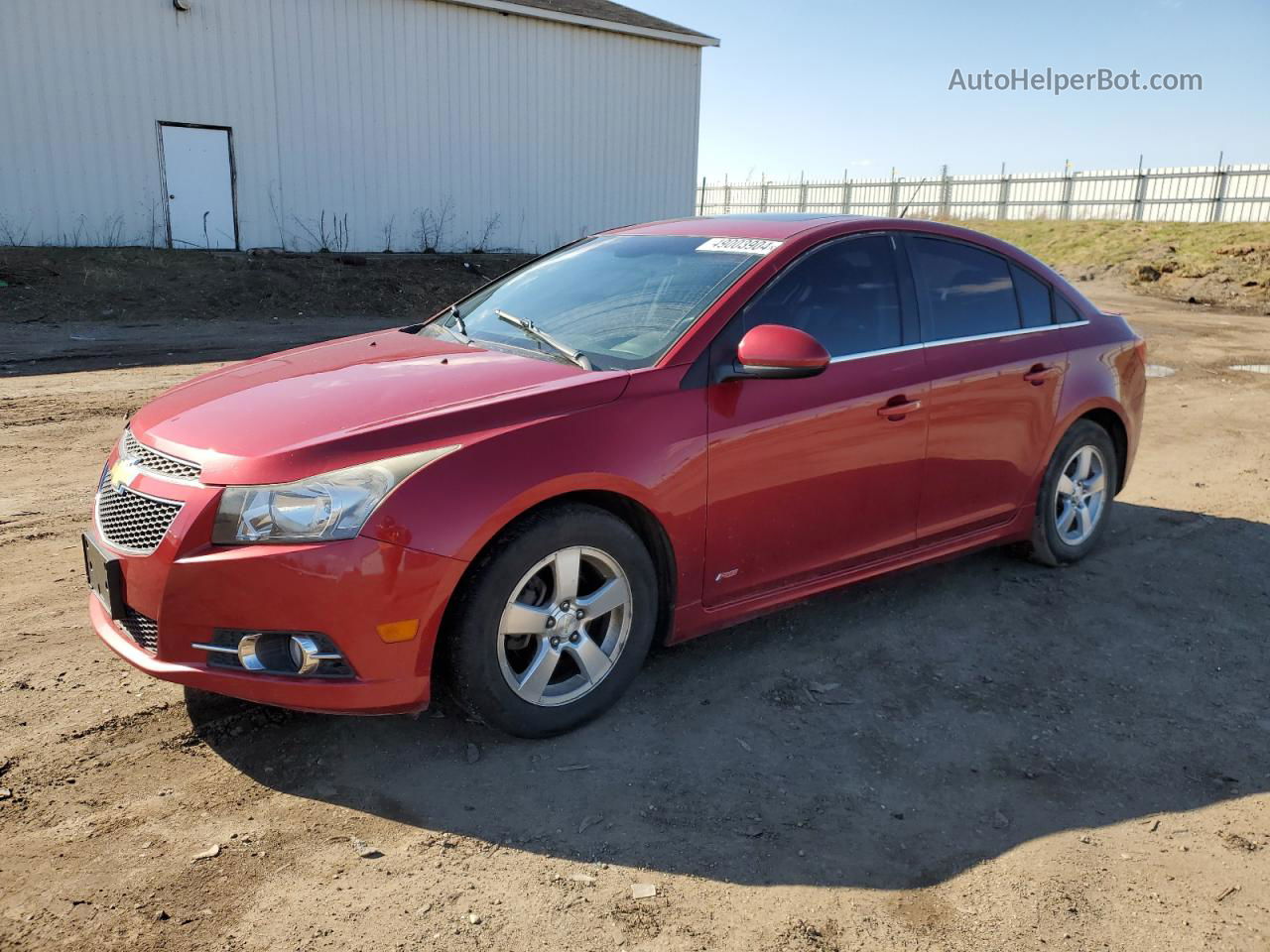 2012 Chevrolet Cruze Lt Red vin: 1G1PF5SC2C7405184